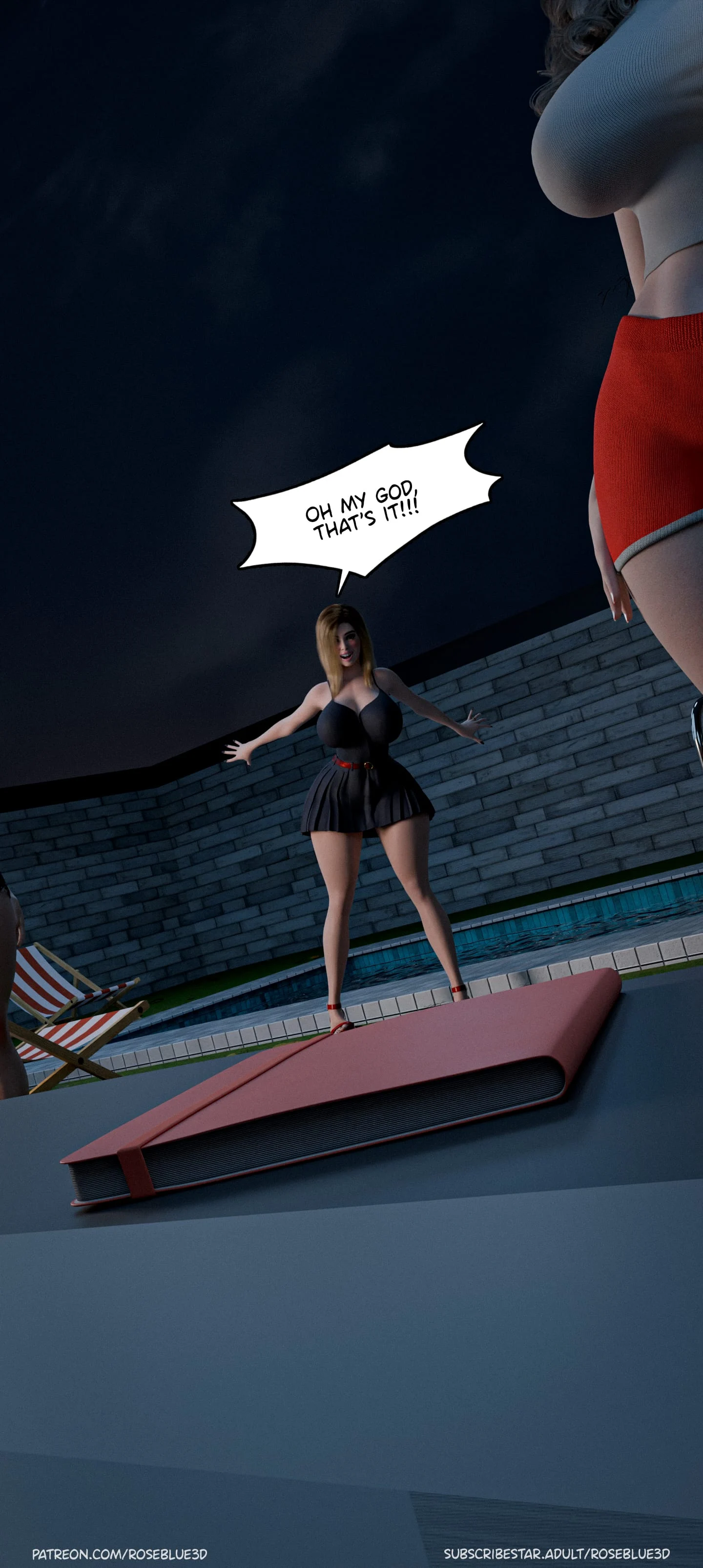 My Neighbor’s Widow [Rose Blue 3D] Chapter 37 - Page 88
