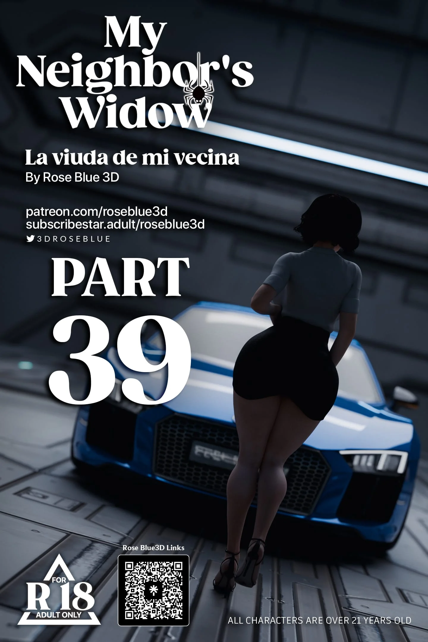 My Neighbor’s Widow [Rose Blue 3D] Chapter 39 - Page 1