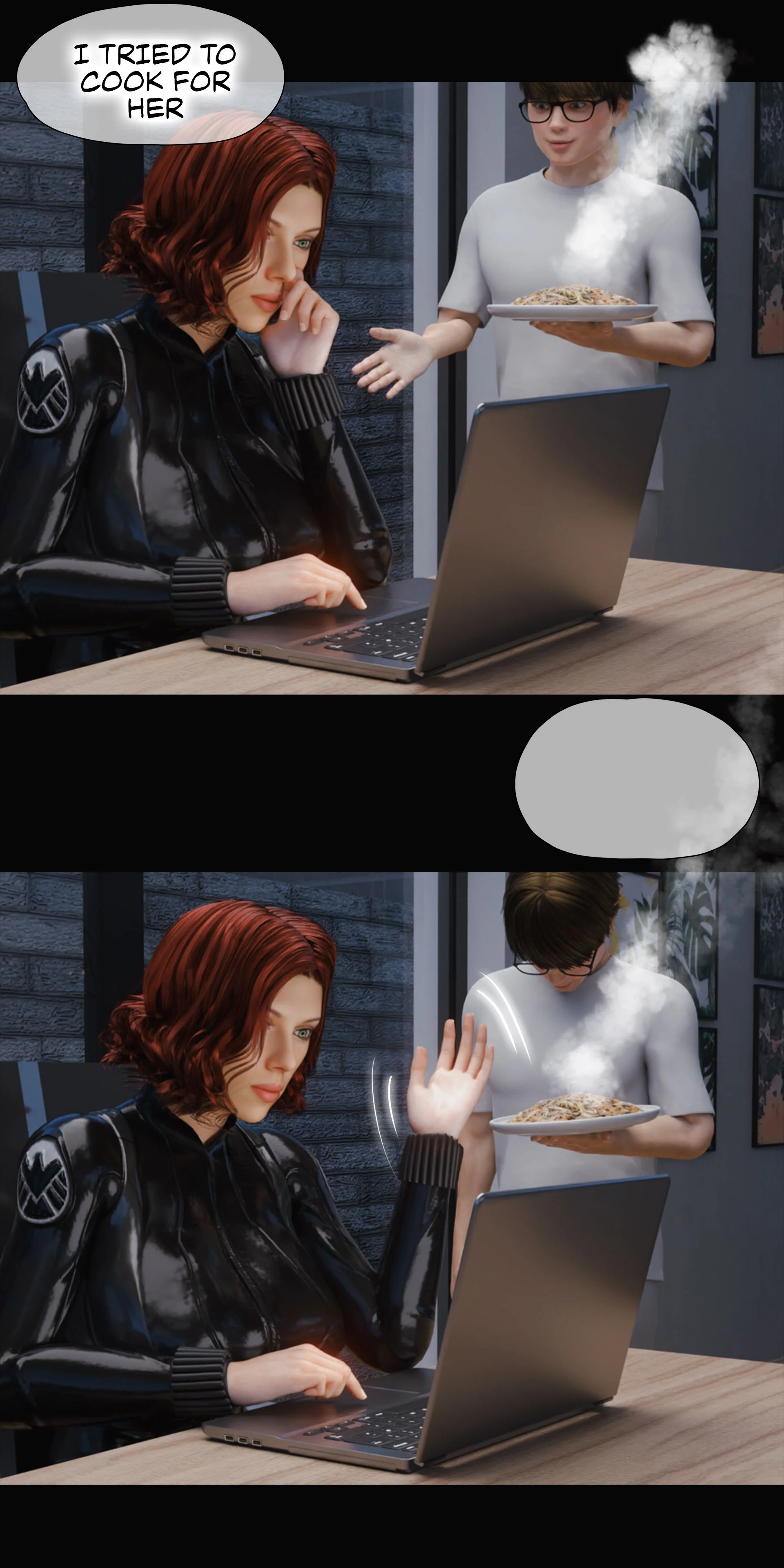 My Neighbor’s Widow [Rose Blue 3D] Chapter 4 - Page 24