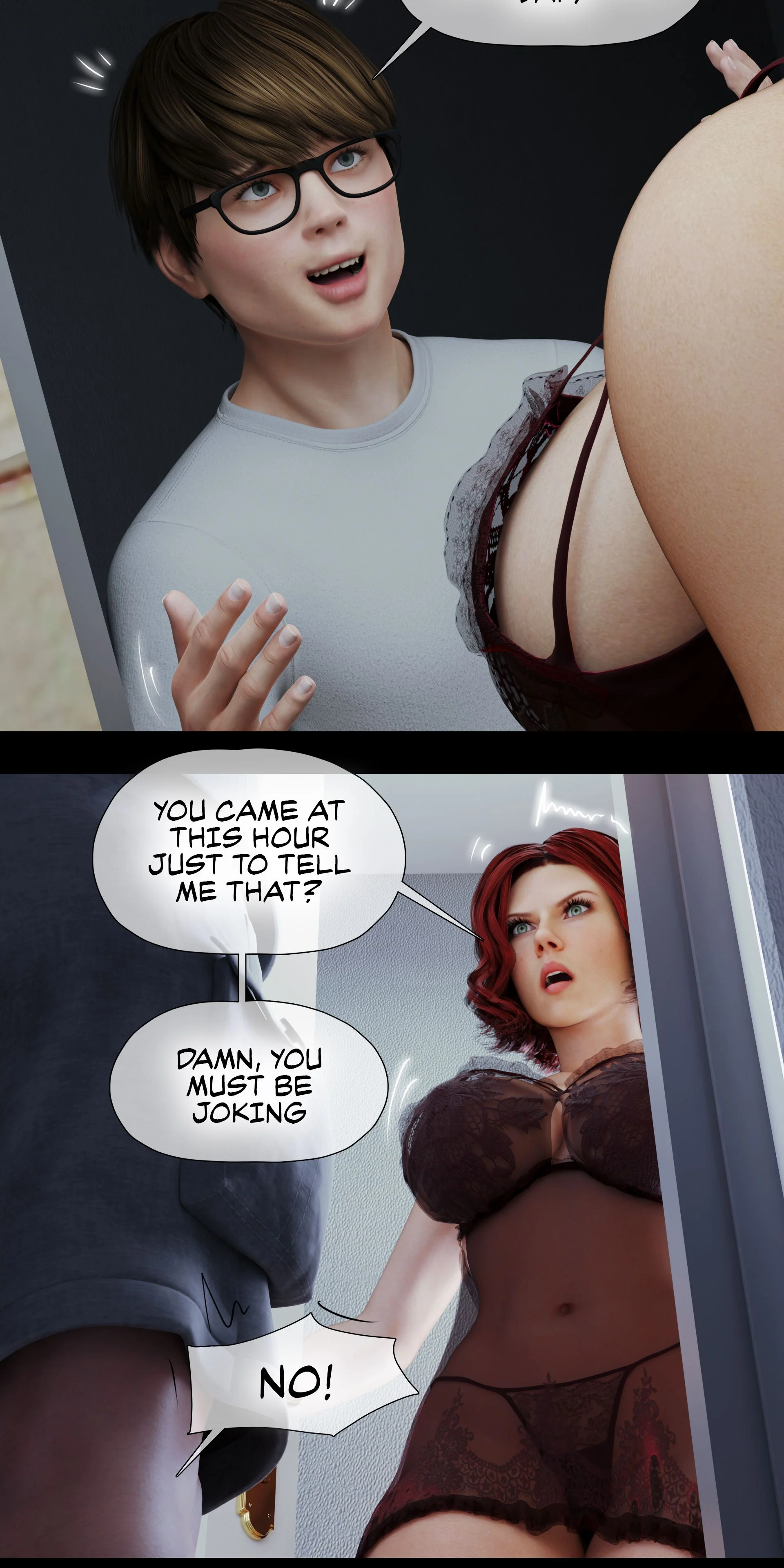My Neighbor’s Widow [Rose Blue 3D] Chapter 4 - Page 44