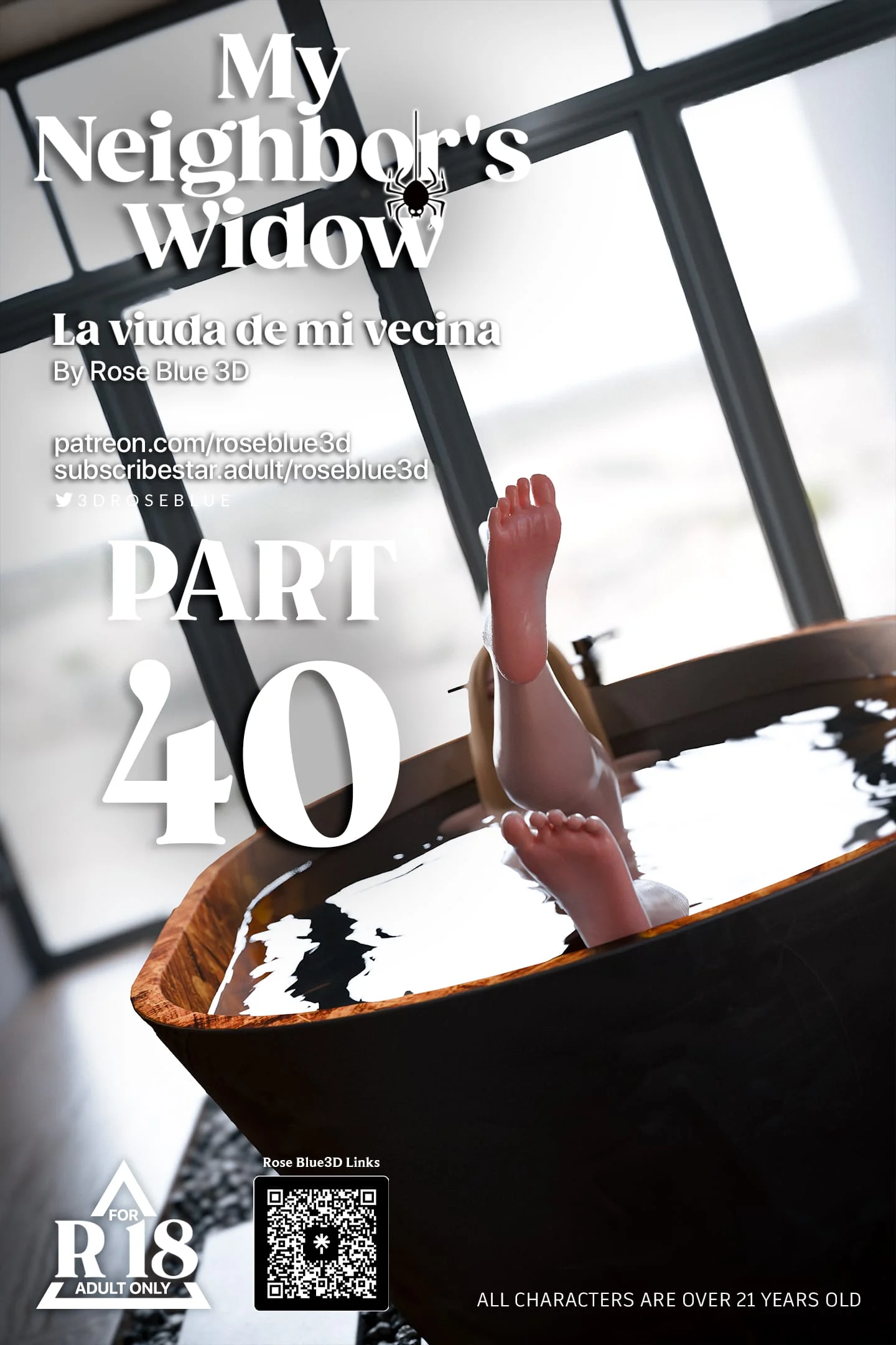 My Neighbor’s Widow [Rose Blue 3D] Chapter 40 - Page 1