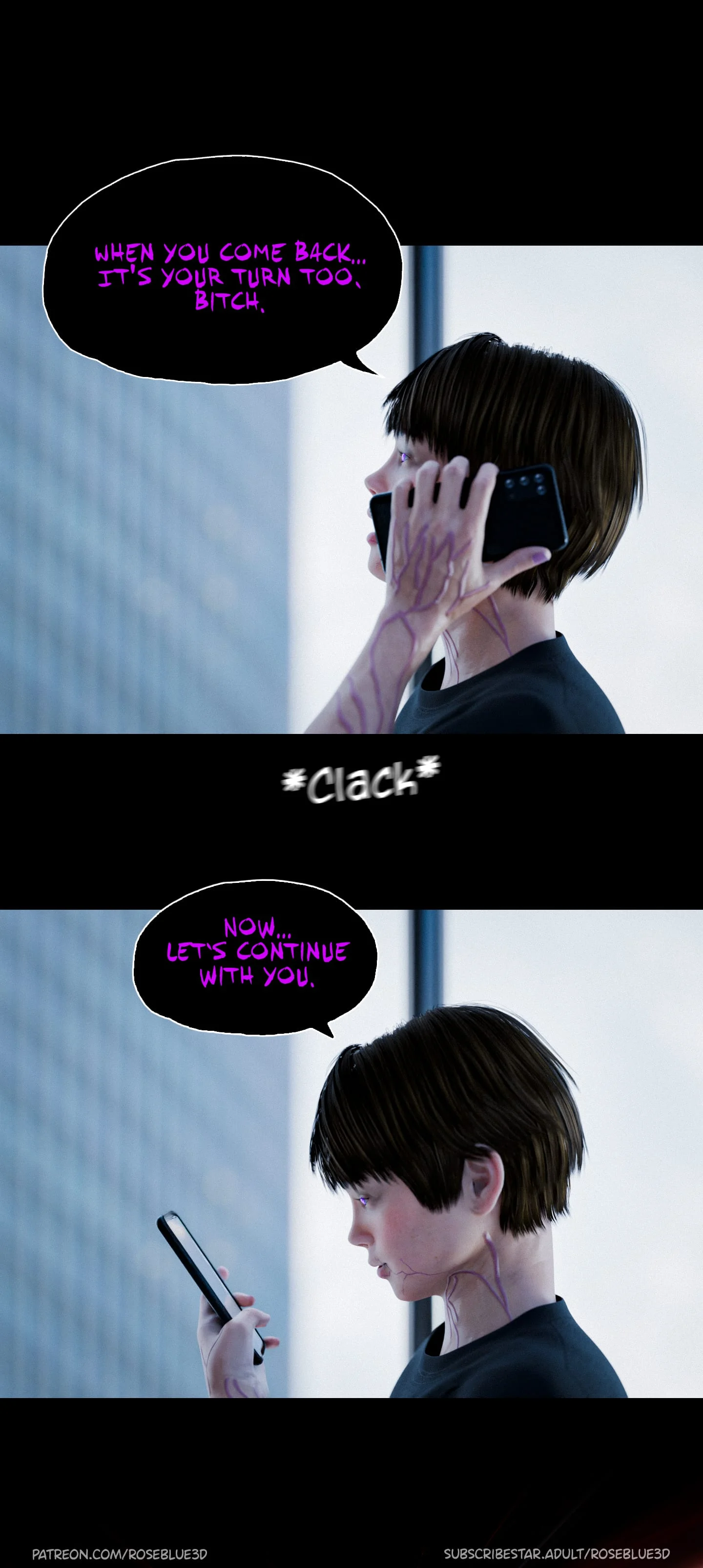 My Neighbor’s Widow [Rose Blue 3D] Chapter 40 - Page 3