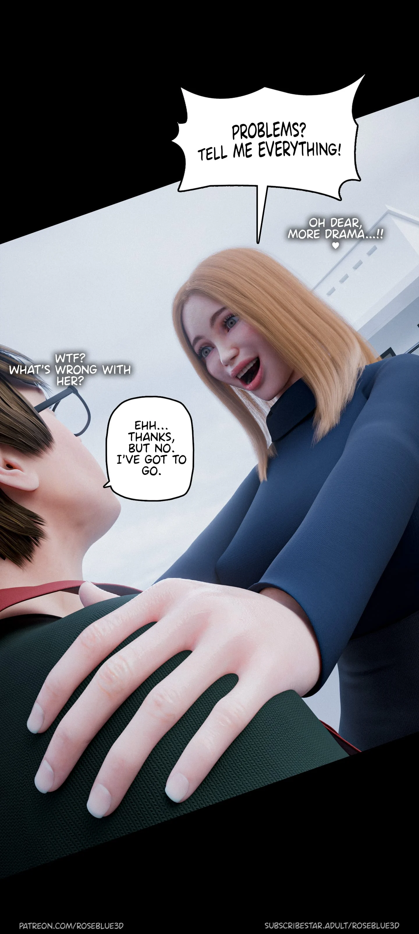 My Neighbor’s Widow [Rose Blue 3D] Chapter 40 - Page 41