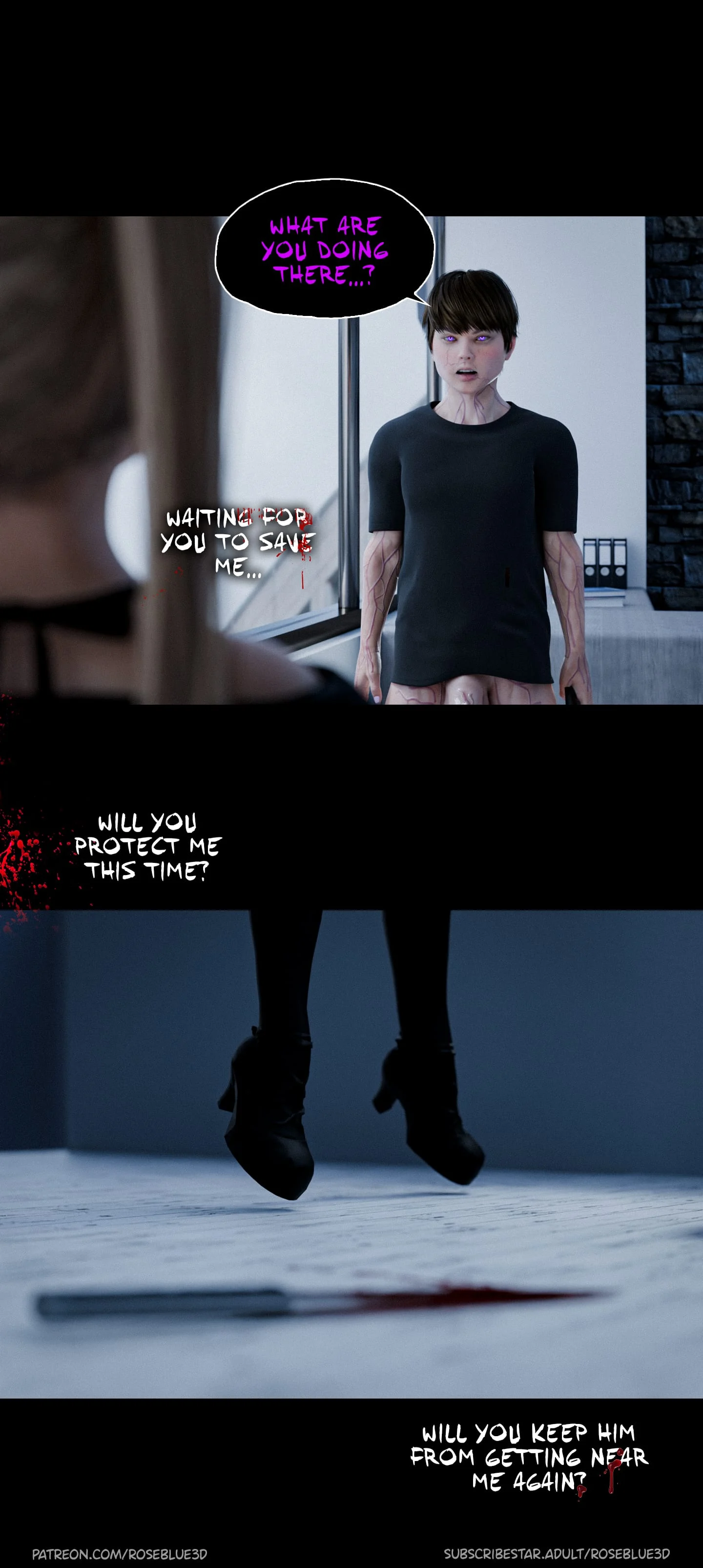My Neighbor’s Widow [Rose Blue 3D] Chapter 40 - Page 5