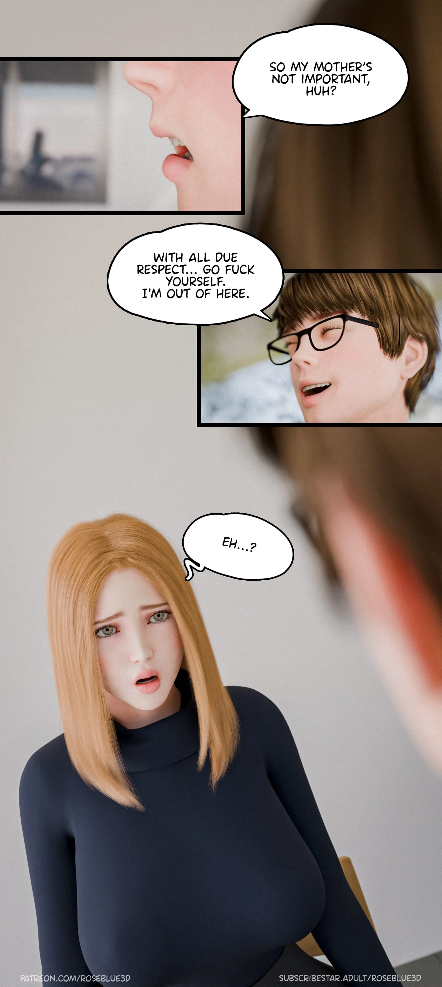 My Neighbor’s Widow [Rose Blue 3D] Chapter 40 - Page 64