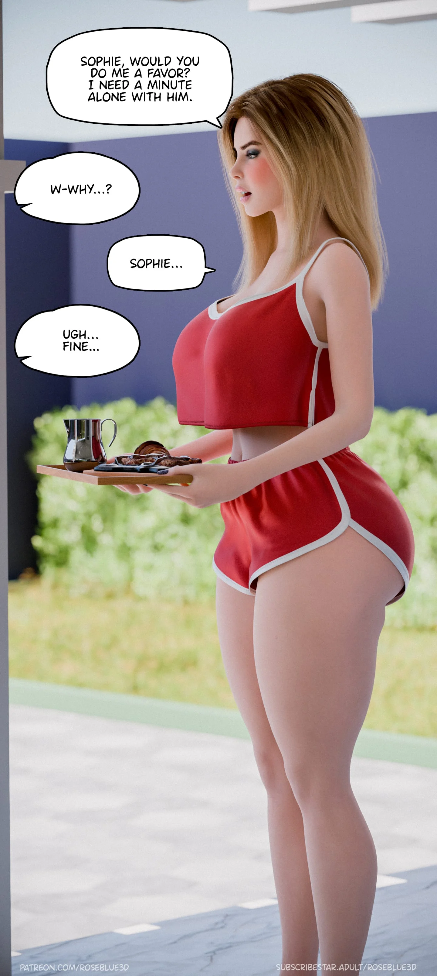 My Neighbor’s Widow [Rose Blue 3D] Chapter 40 - Page 71