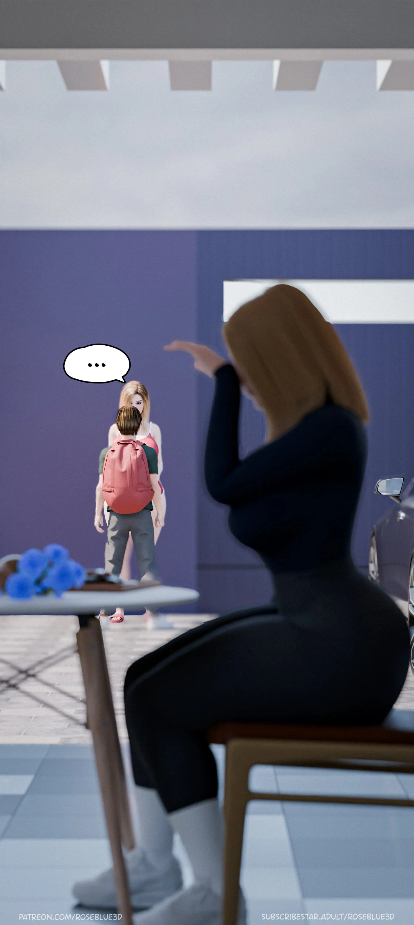 My Neighbor’s Widow [Rose Blue 3D] Chapter 40 - Page 73
