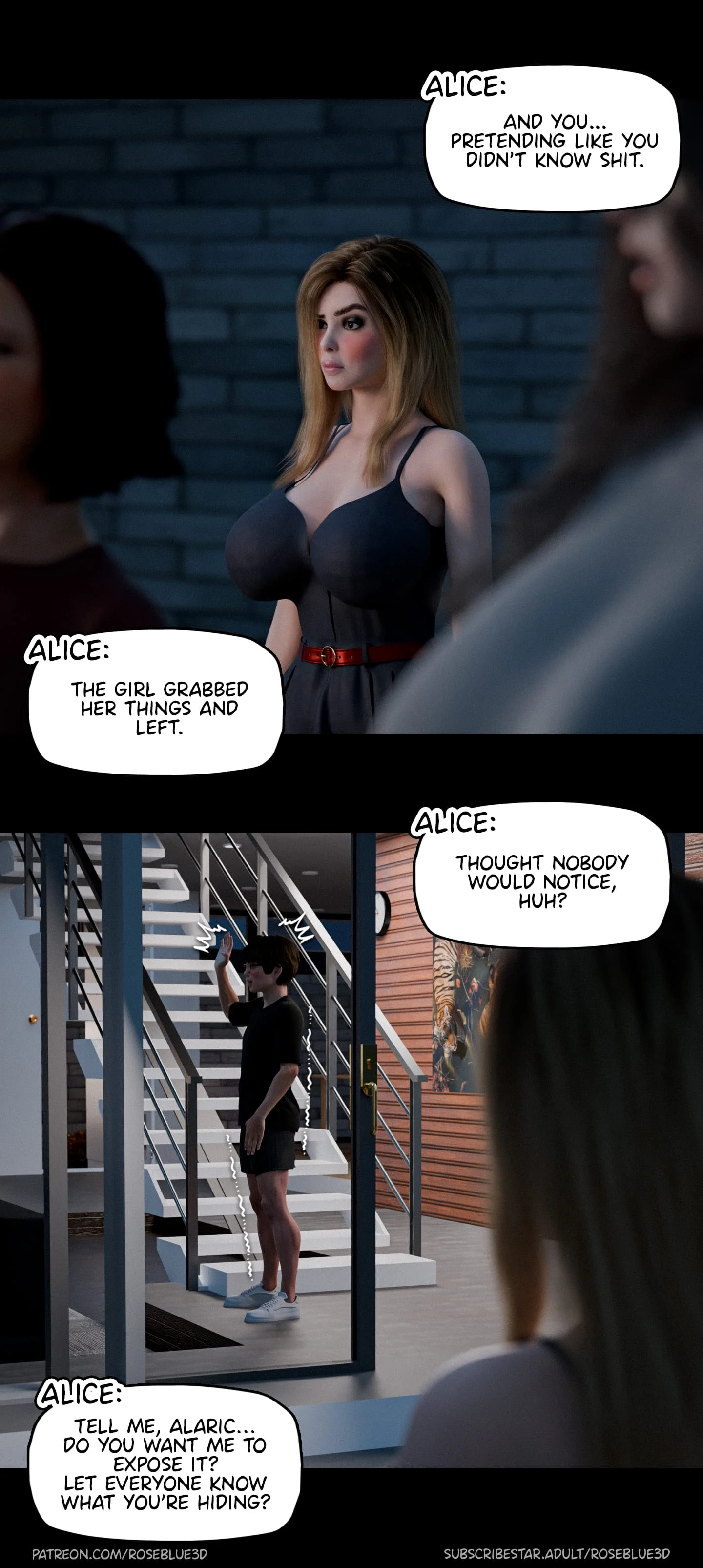 My Neighbor’s Widow [Rose Blue 3D] Chapter 40 - Page 77