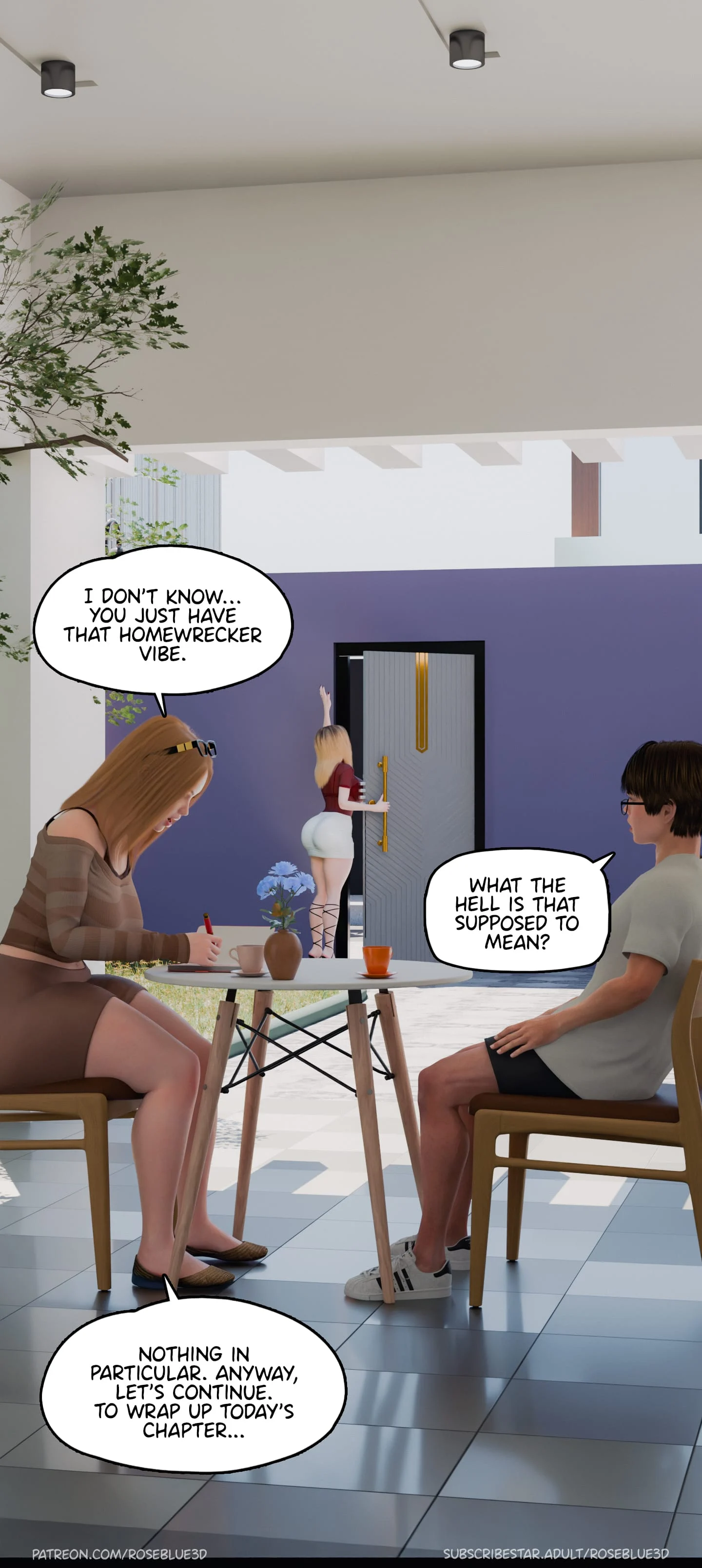 My Neighbor’s Widow [Rose Blue 3D] Chapter 40 - Page 87