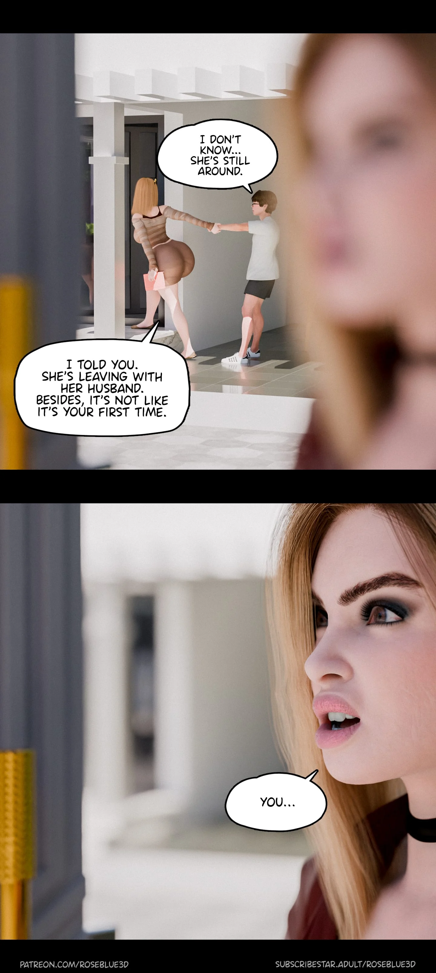 My Neighbor’s Widow [Rose Blue 3D] Chapter 40 - Page 89