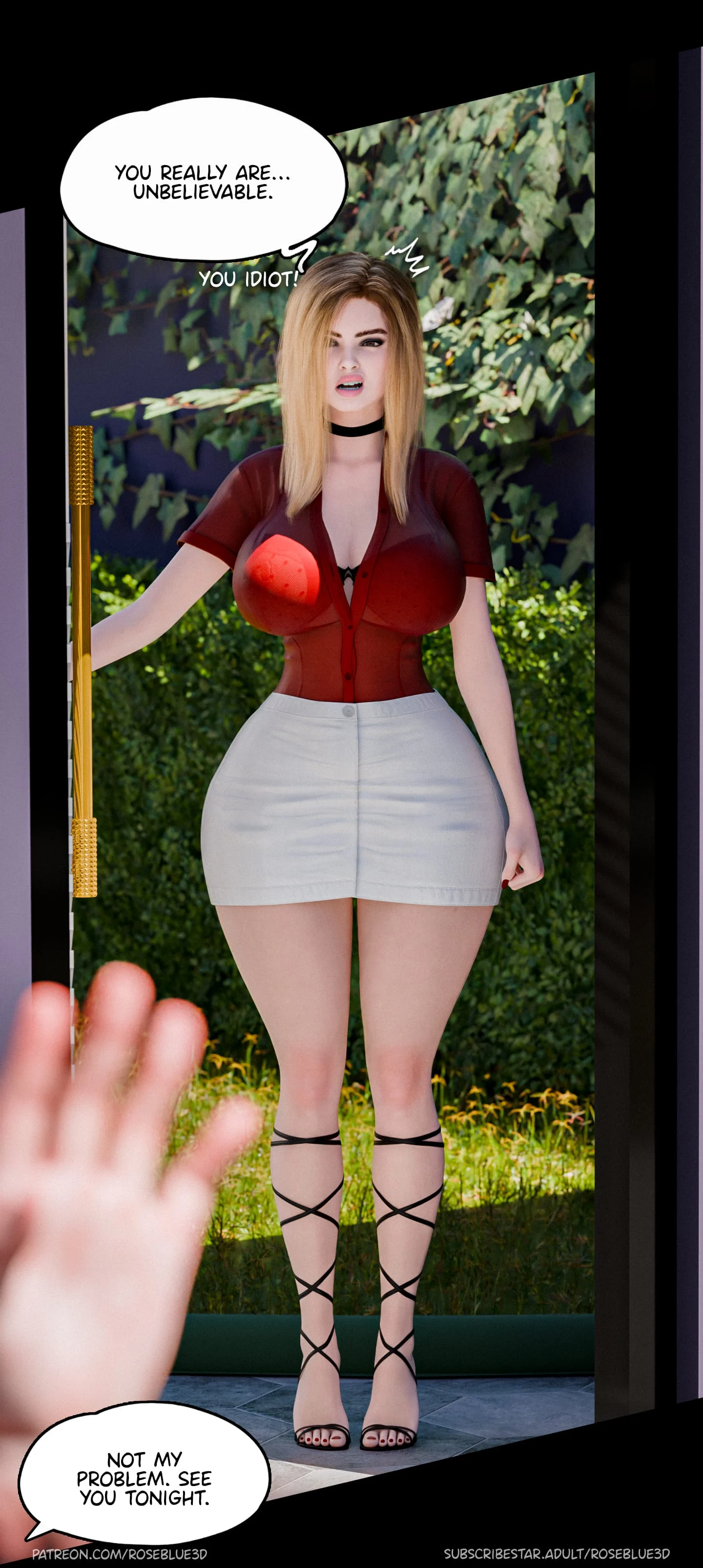 My Neighbor’s Widow [Rose Blue 3D] Chapter 40 - Page 91