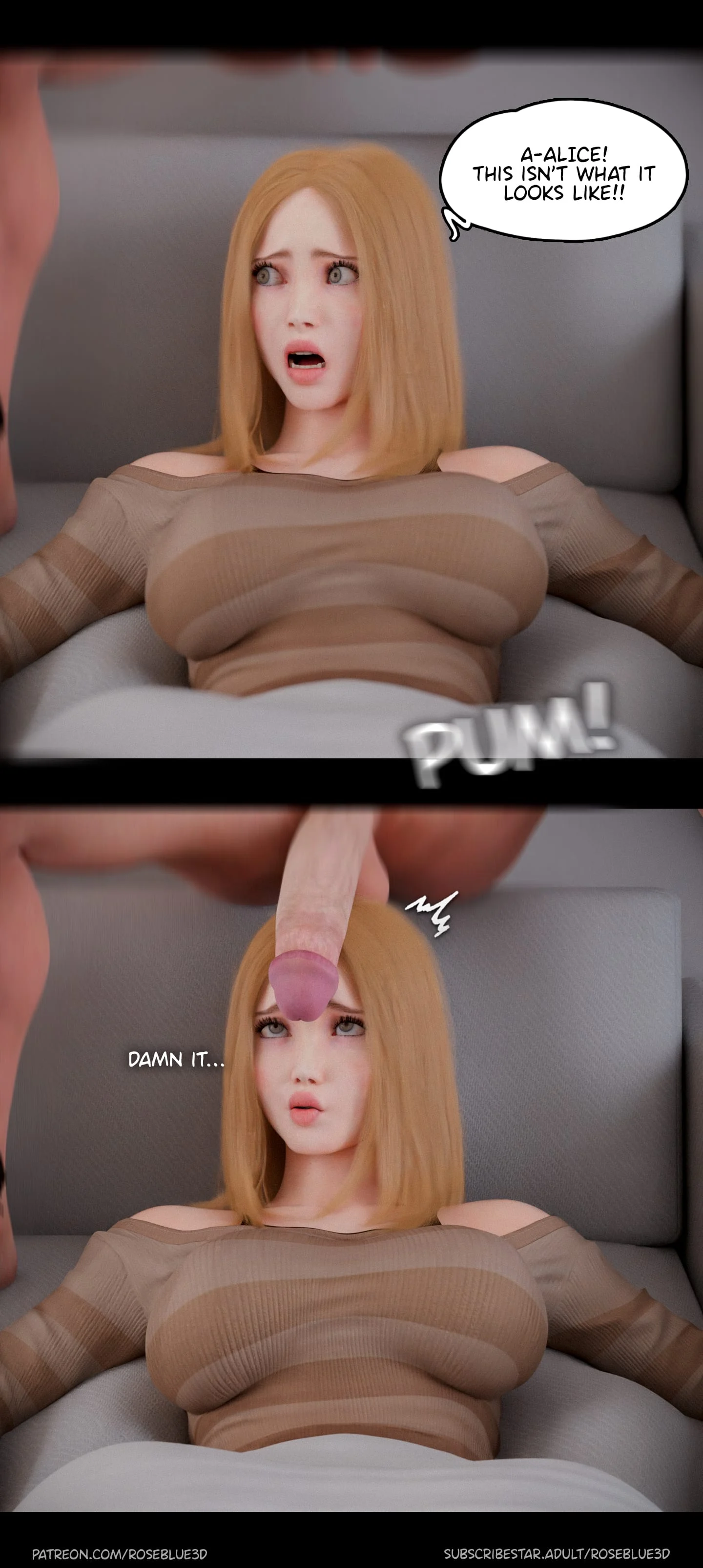 My Neighbor’s Widow [Rose Blue 3D] Chapter 40 - Page 99