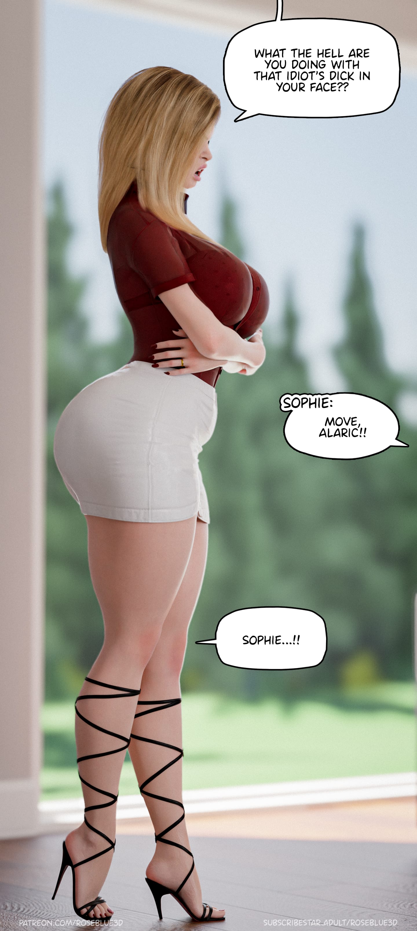 My Neighbor’s Widow [Rose Blue 3D] Chapter 41 - Page 18
