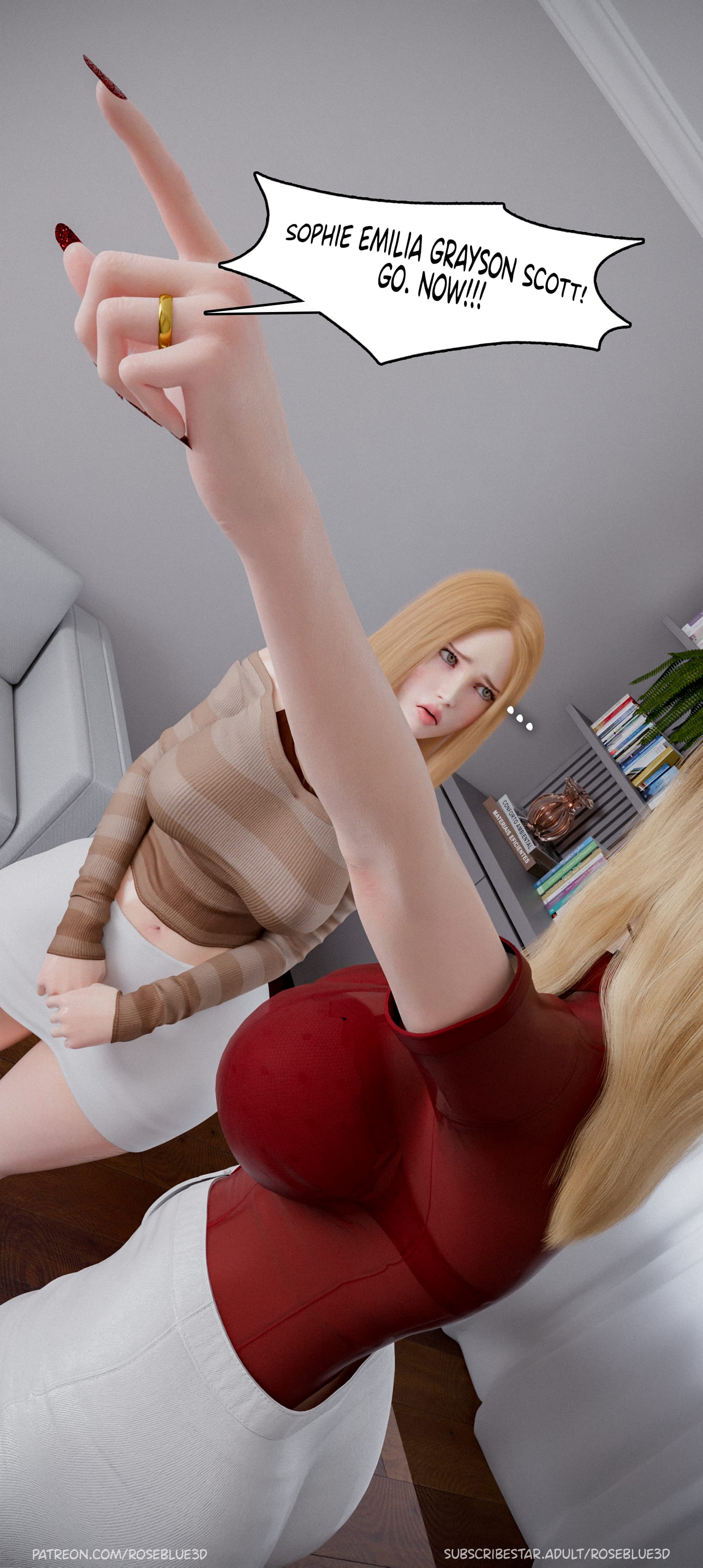 My Neighbor’s Widow [Rose Blue 3D] Chapter 41 - Page 26