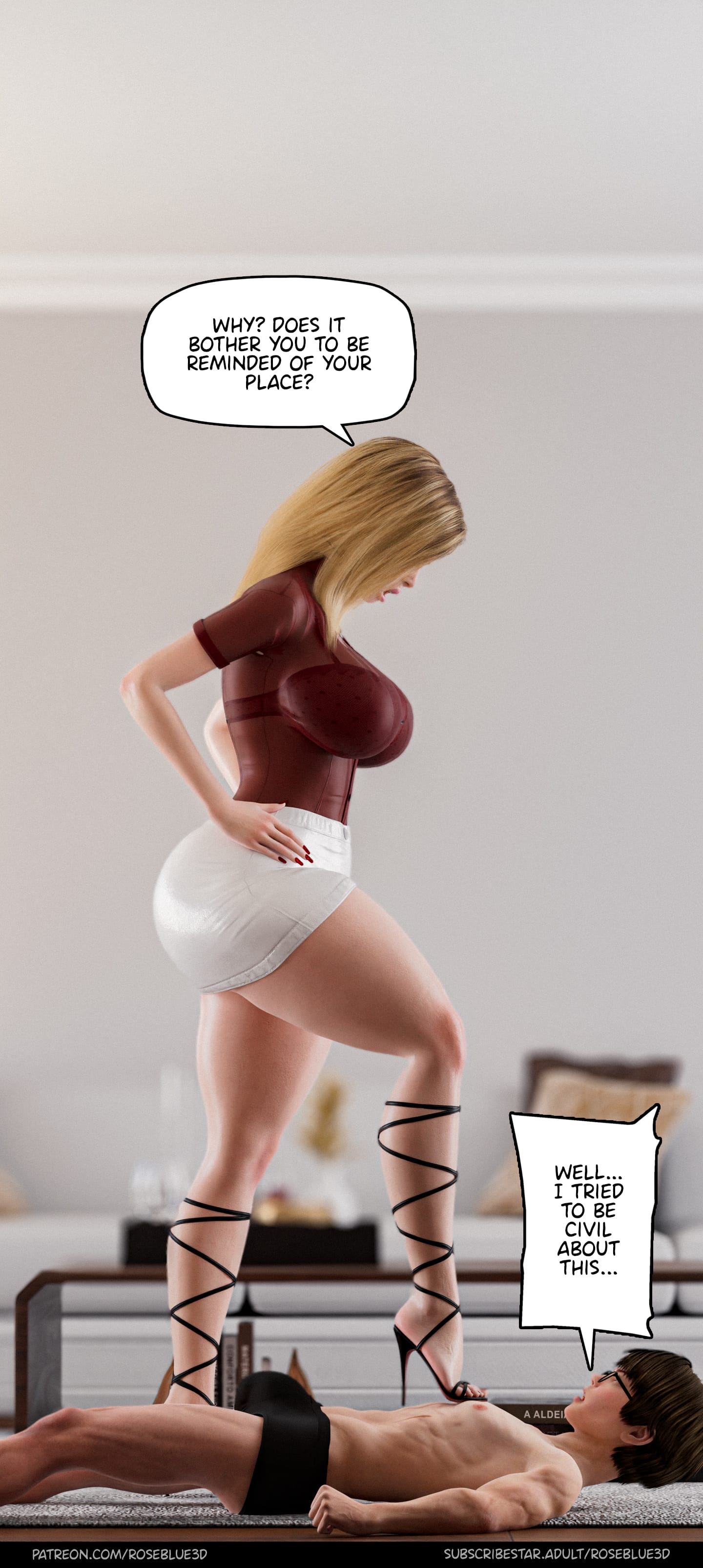 My Neighbor’s Widow [Rose Blue 3D] Chapter 41 - Page 38