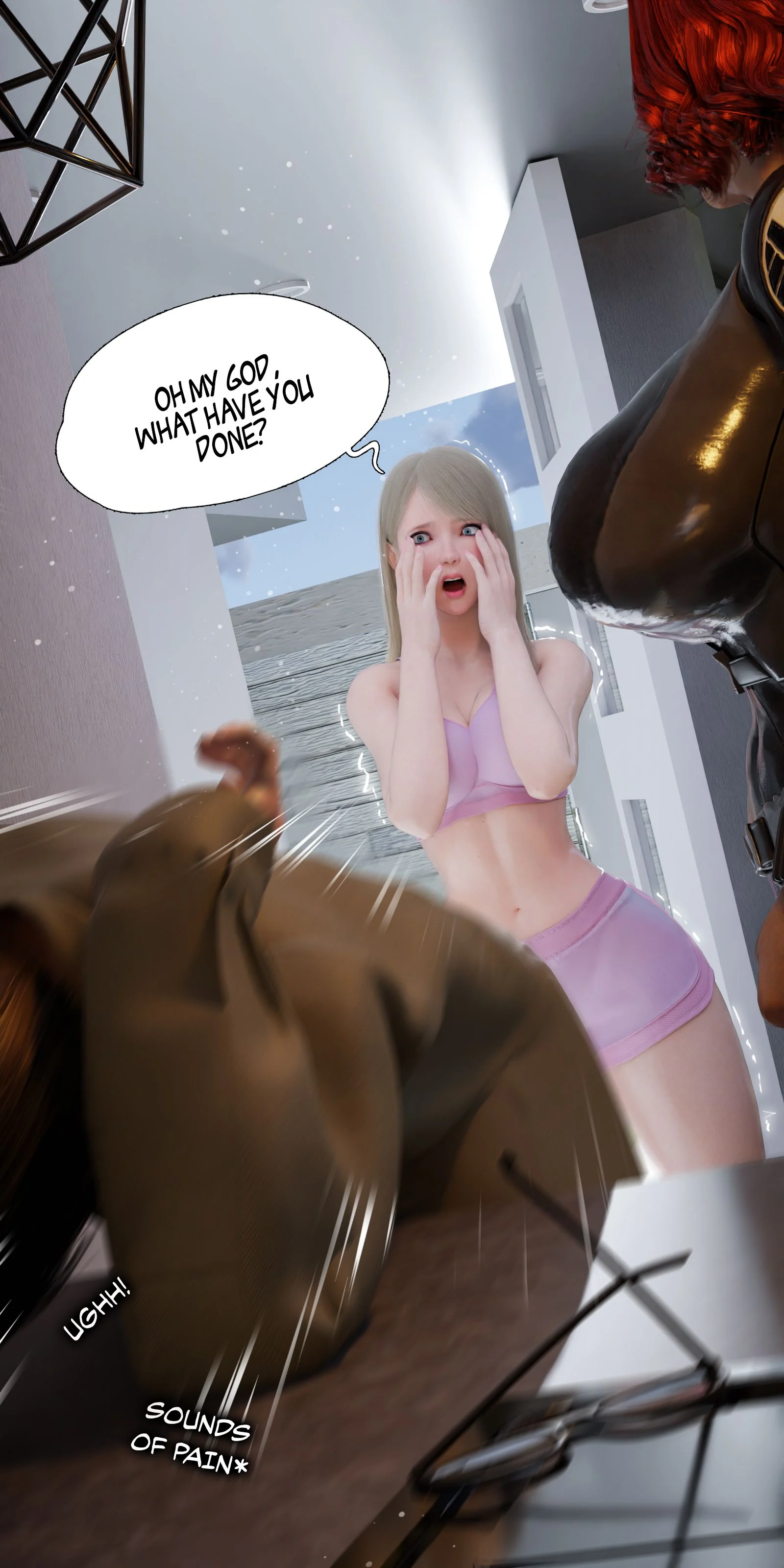 My Neighbor’s Widow [Rose Blue 3D] Chapter 5 - Page 56
