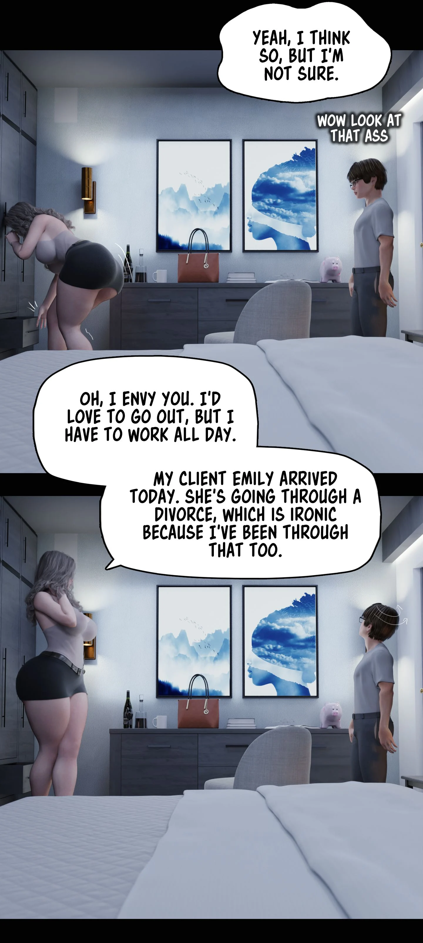 My Neighbor’s Widow [Rose Blue 3D] Chapter 8 - Page 21