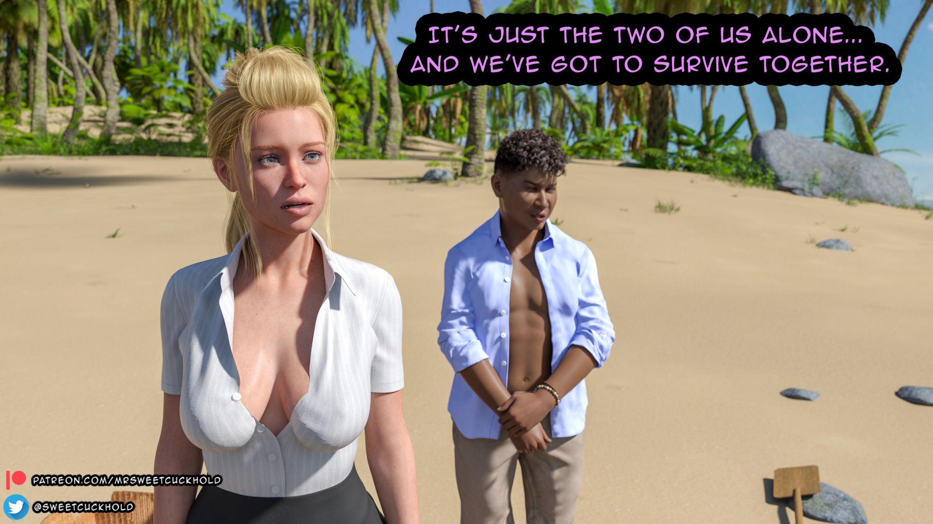 Uninhabited Island [Mr.SweetCuckhold] Chapter 1 - Page 4
