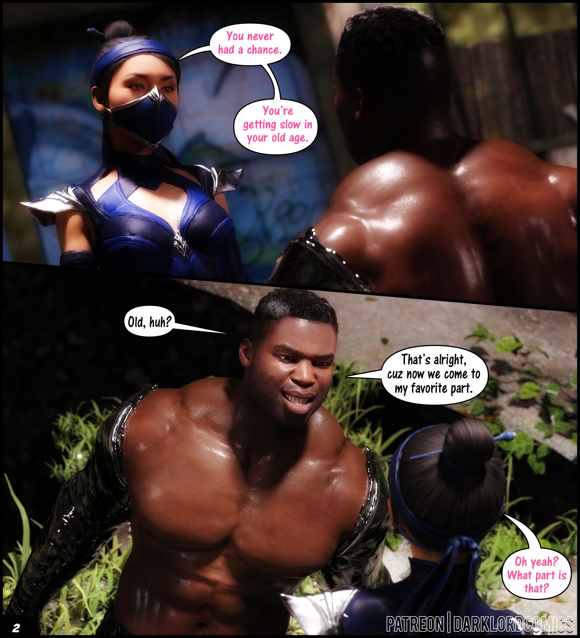 Kitana VS Jax (Mortal Kombat) [Darklord] Chapter 1 - Page 2