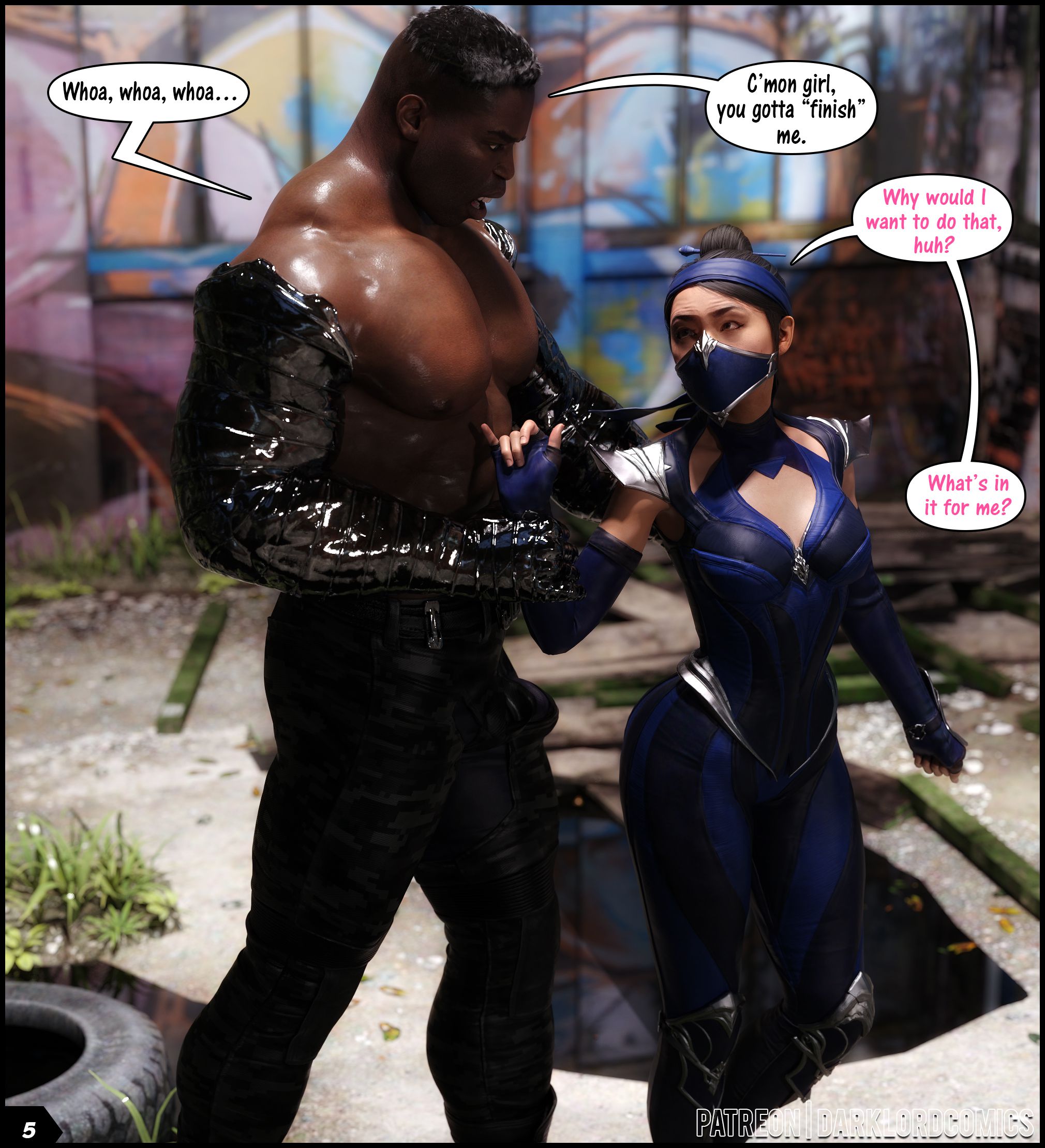 Kitana VS Jax (Mortal Kombat) [Darklord] Chapter 1 - Page 5