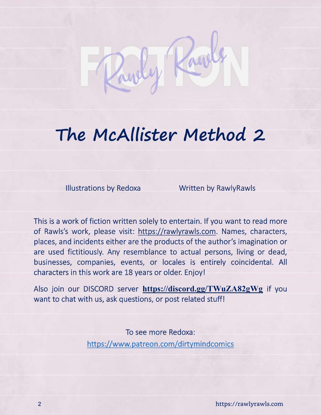 The McAllister Method [Redoxa , RawlyRawls] Chapter 2 - Page 2