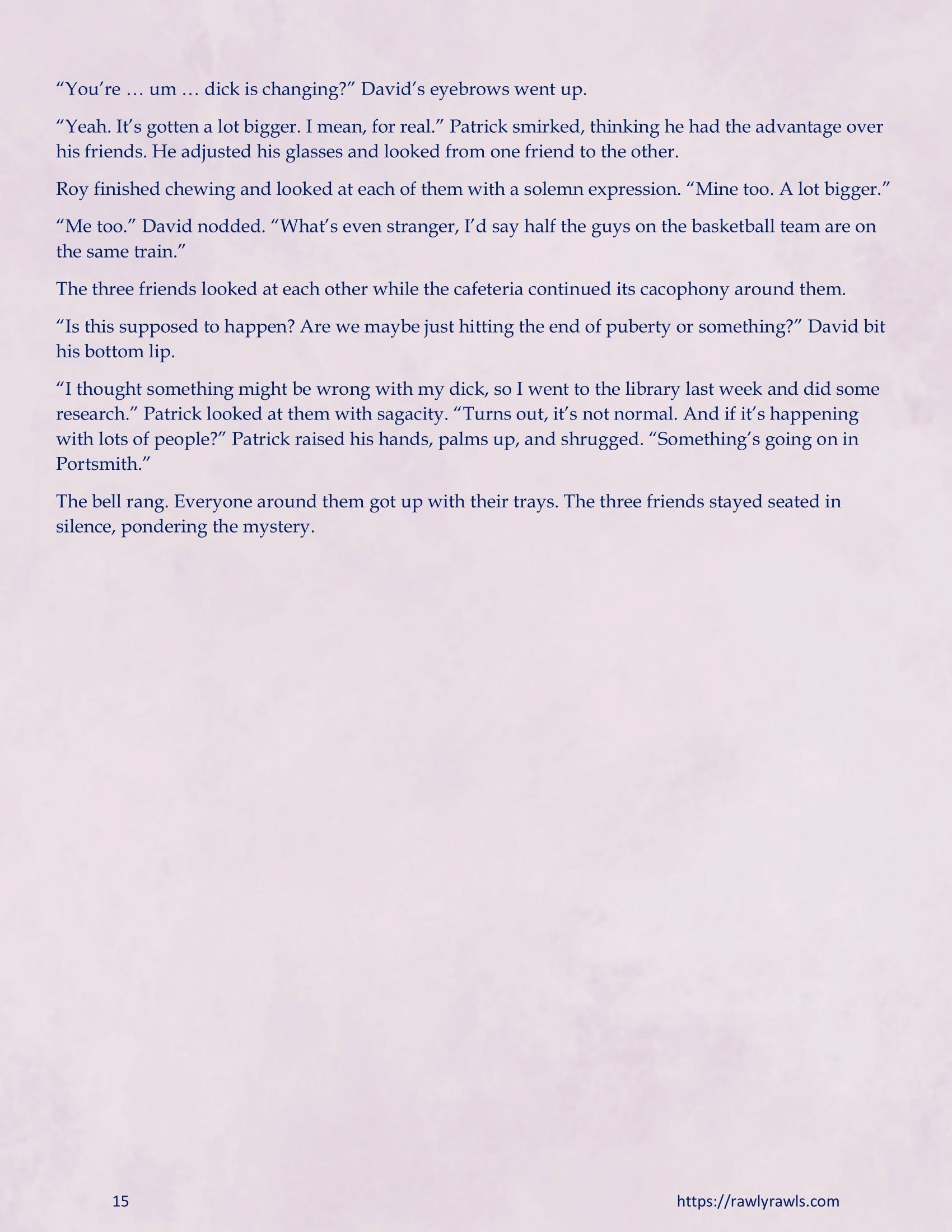 There’s Something in the Water [Redoxa , RawlyRawls] Chapter 1 - Page 15