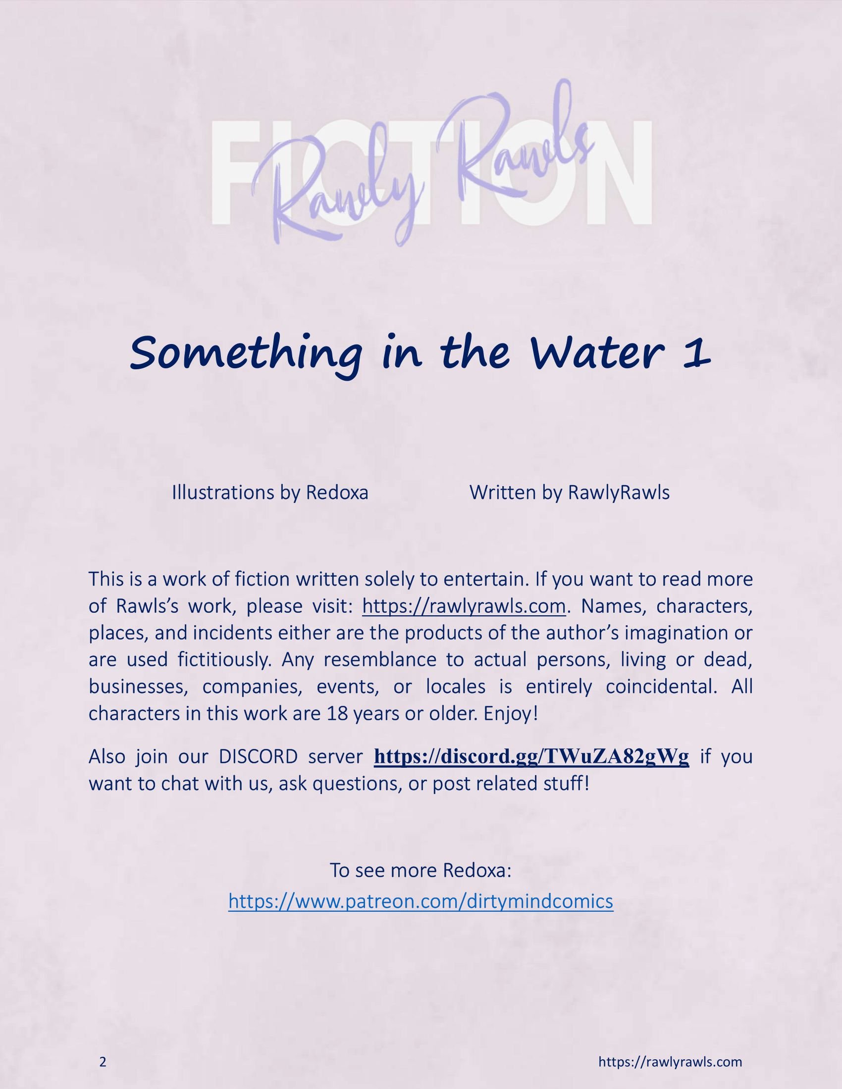 There’s Something in the Water [Redoxa , RawlyRawls] Chapter 1 - Page 2