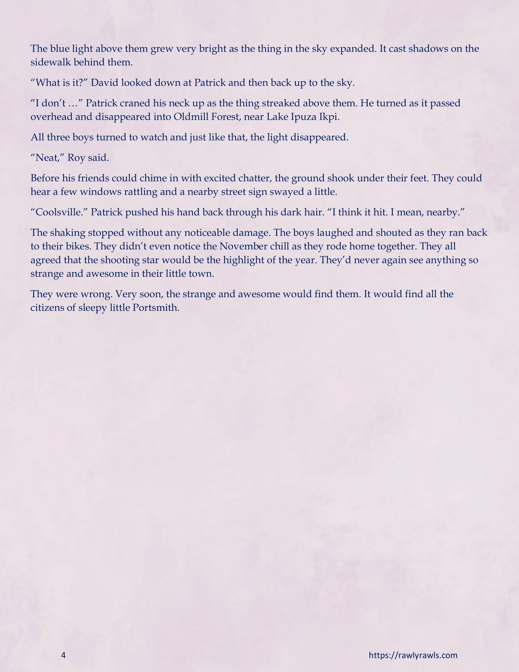 There’s Something in the Water [Redoxa , RawlyRawls] Chapter 1 - Page 4