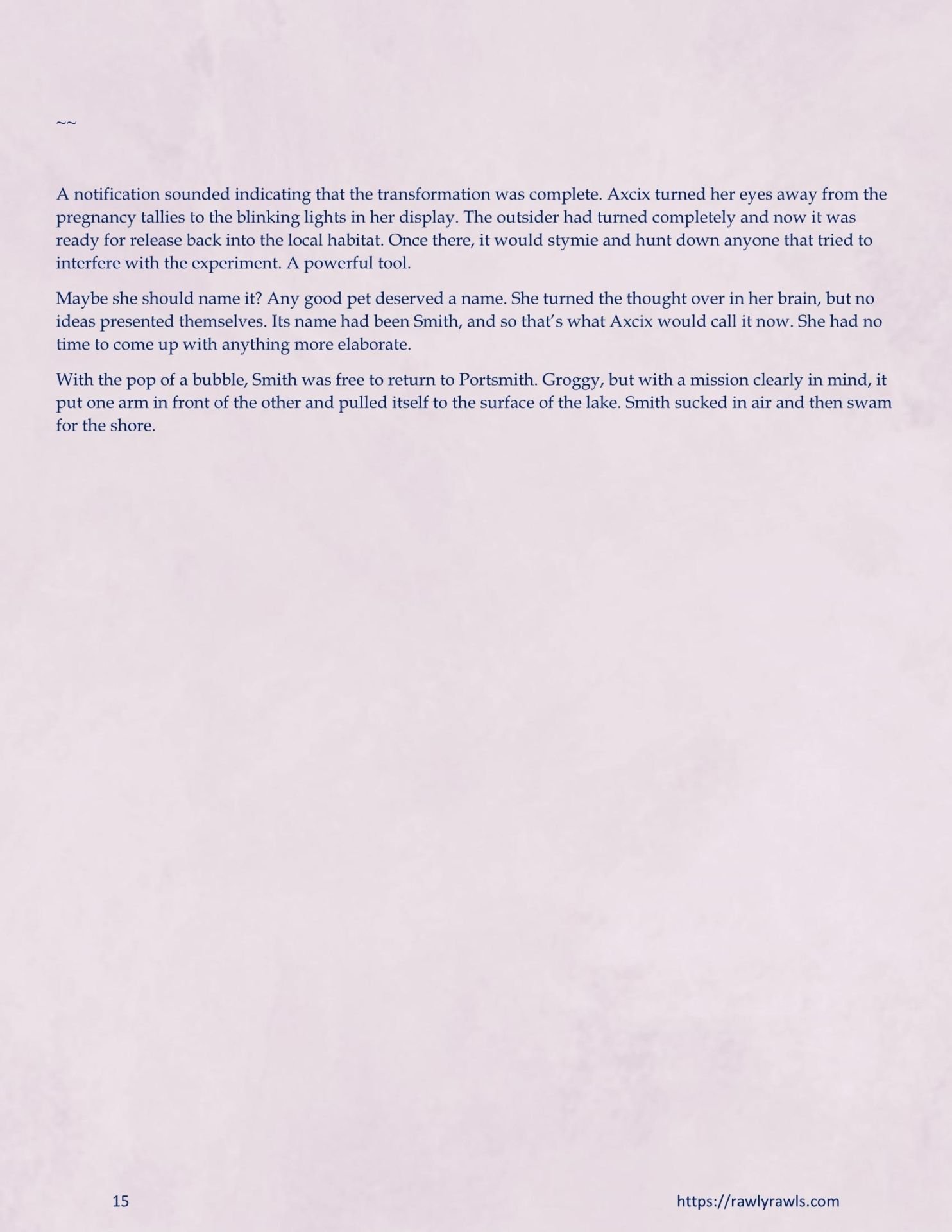 There’s Something in the Water [Redoxa , RawlyRawls] Chapter 10 - Part 1 - Page 15