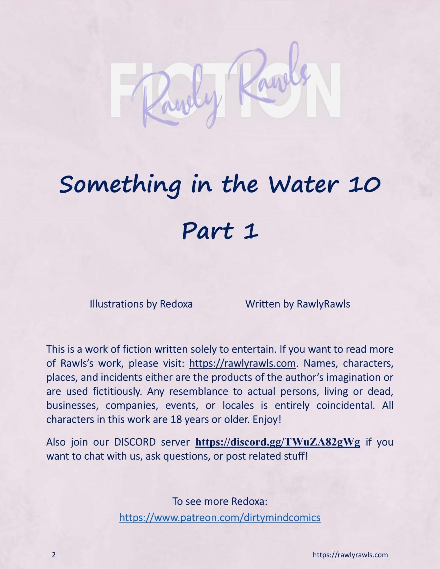 There’s Something in the Water [Redoxa , RawlyRawls] Chapter 10 - Part 1 - Page 2