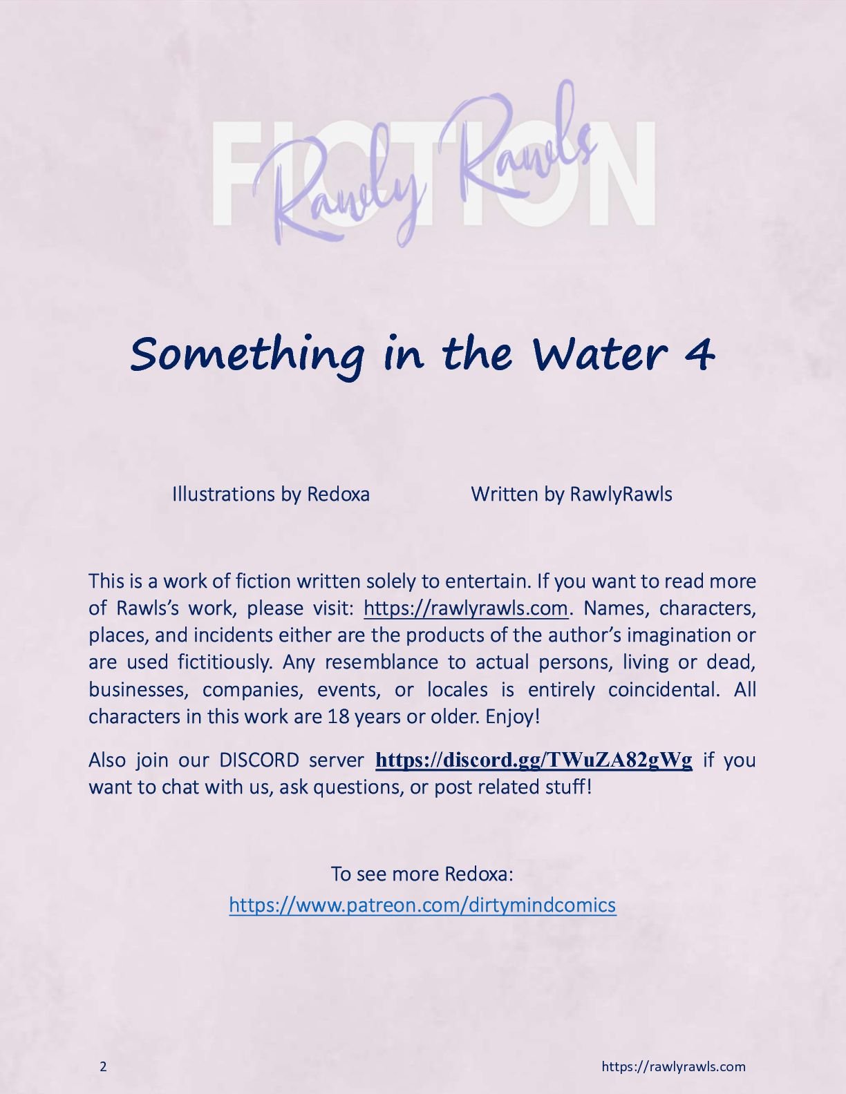 There’s Something in the Water [Redoxa , RawlyRawls] Chapter 4 - Page 2
