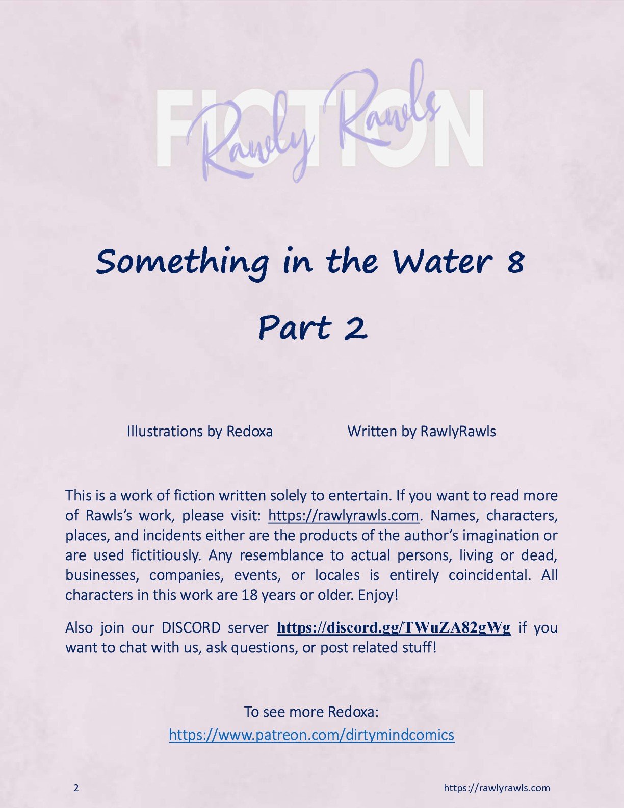There’s Something in the Water [Redoxa , RawlyRawls] Chapter 8 - Part 2 - Page 2