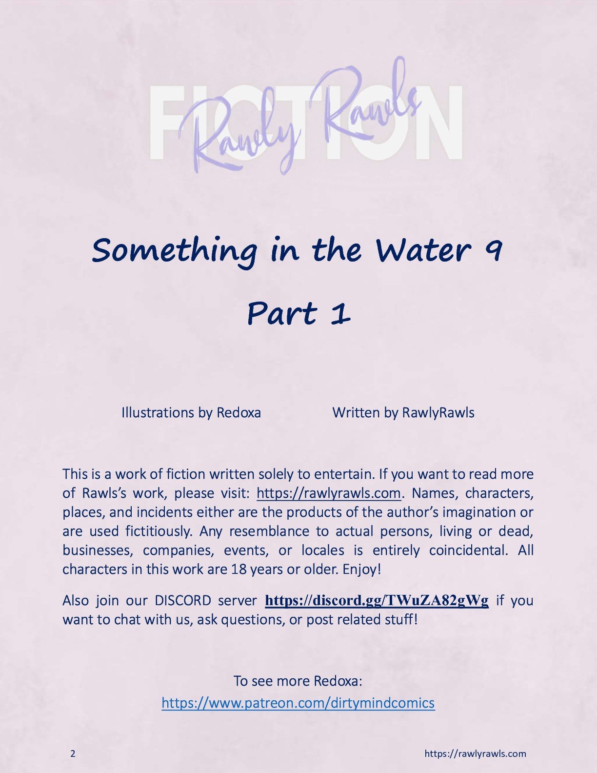There’s Something in the Water [Redoxa , RawlyRawls] Chapter 9 - Part 1 - Page 2