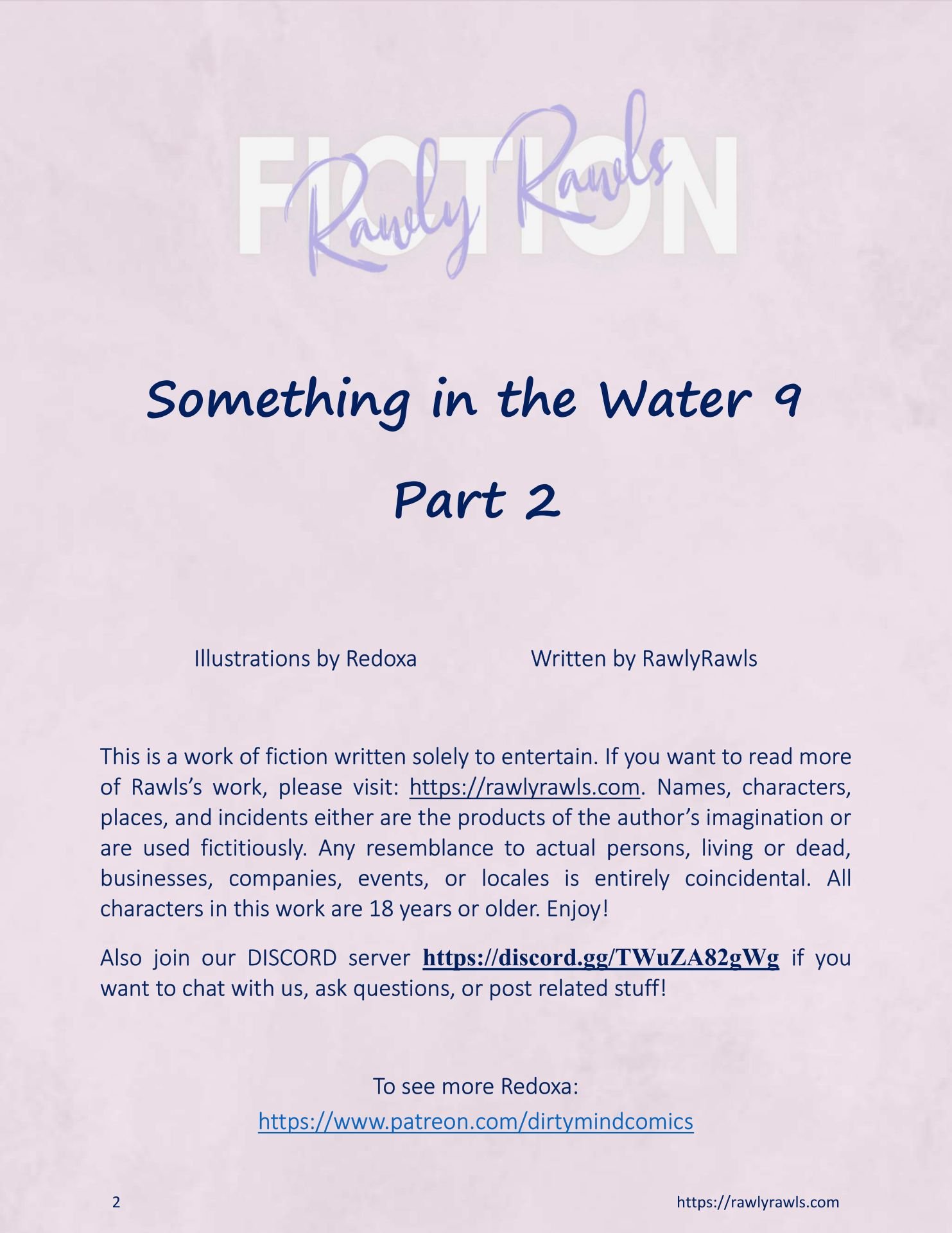 There’s Something in the Water [Redoxa , RawlyRawls] Chapter 9 - Part 2 - Page 2