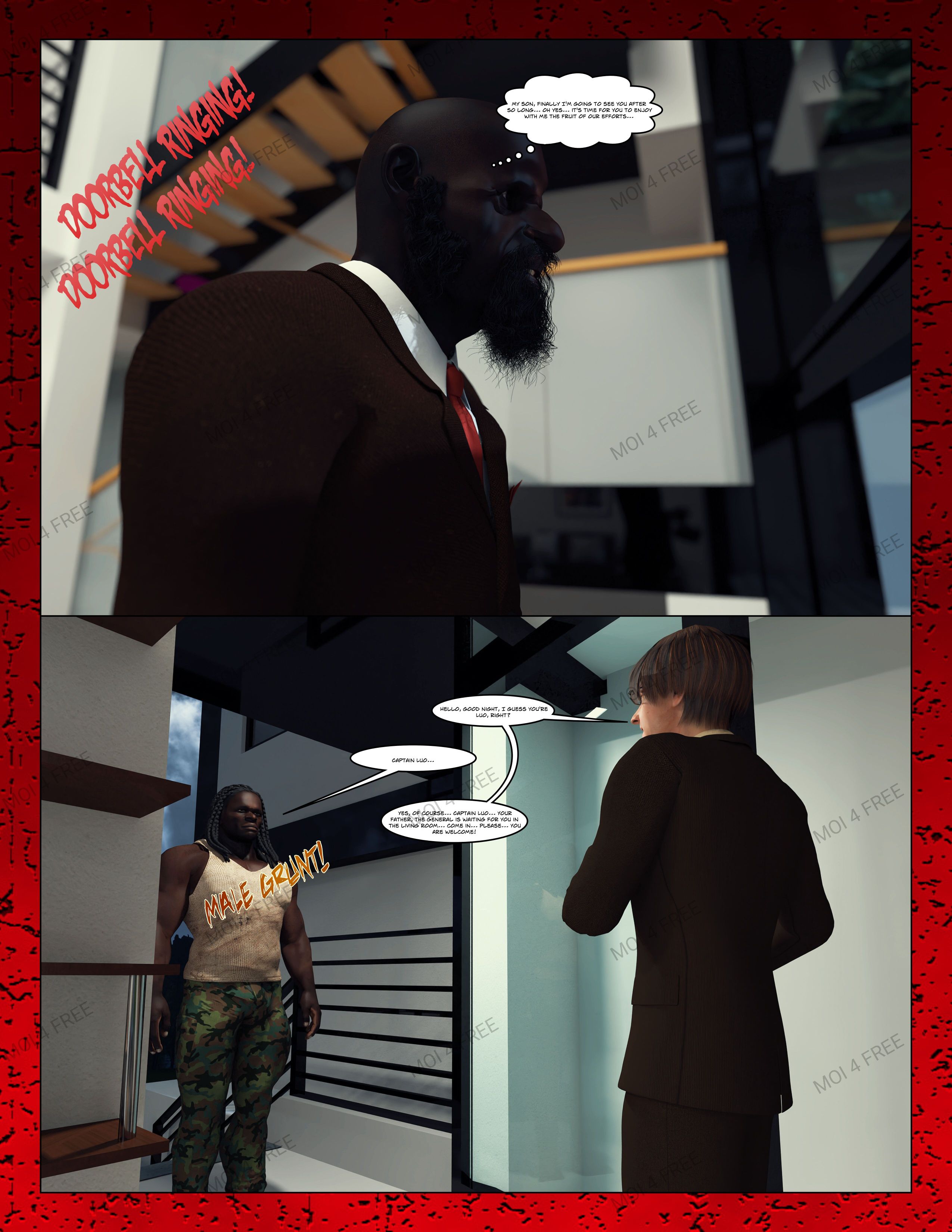 Cuckold In Africa [Moiarte3D] Chapter 10 - Page 8