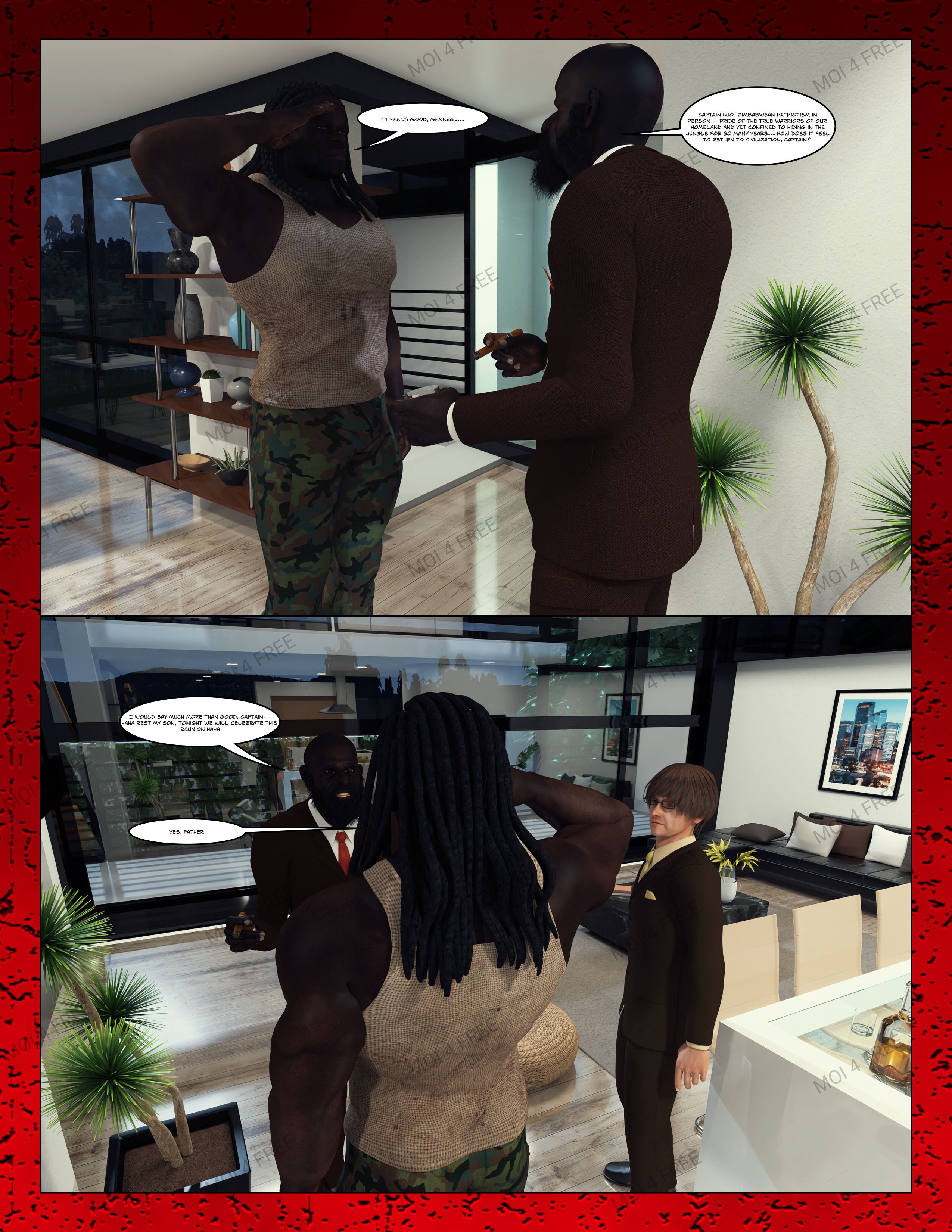 Cuckold In Africa [Moiarte3D] Chapter 10 - Page 9