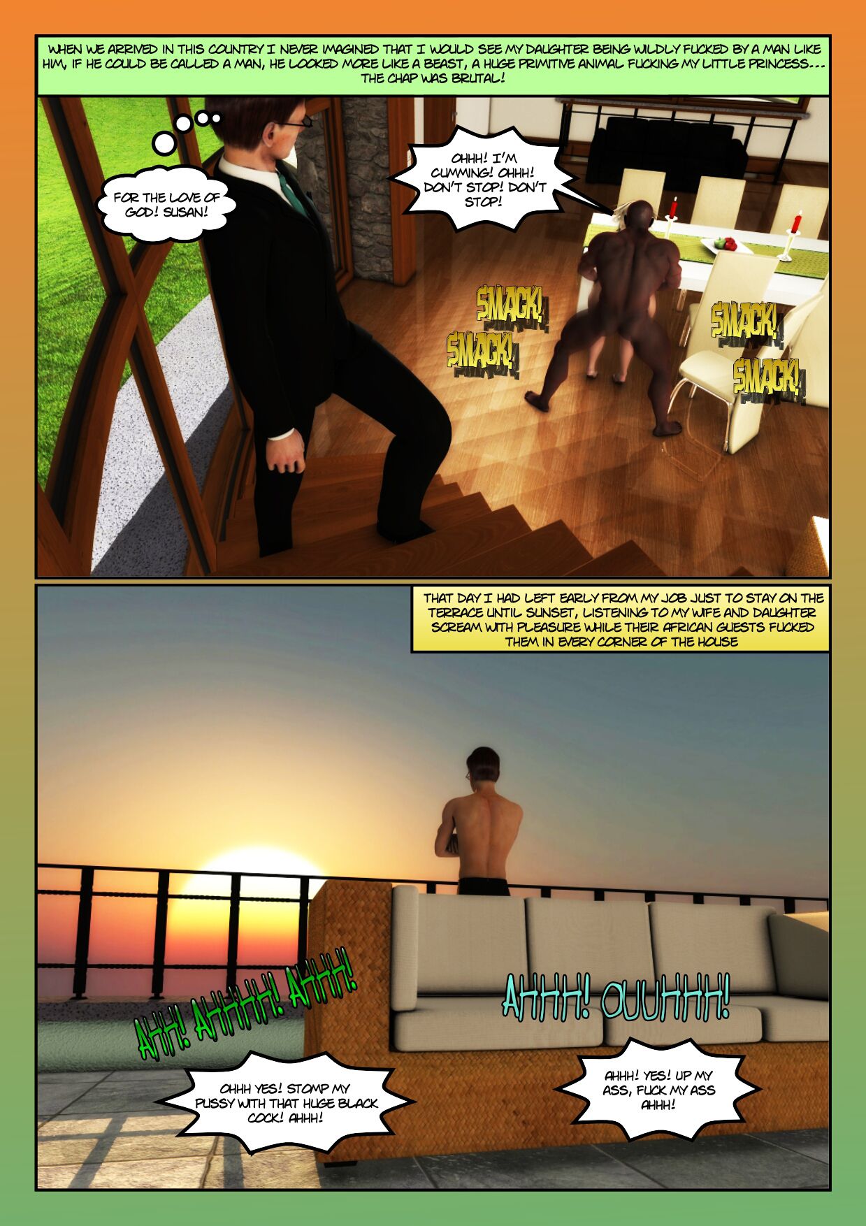 Cuckold In Africa [Moiarte3D] Chapter 3 - Page 7