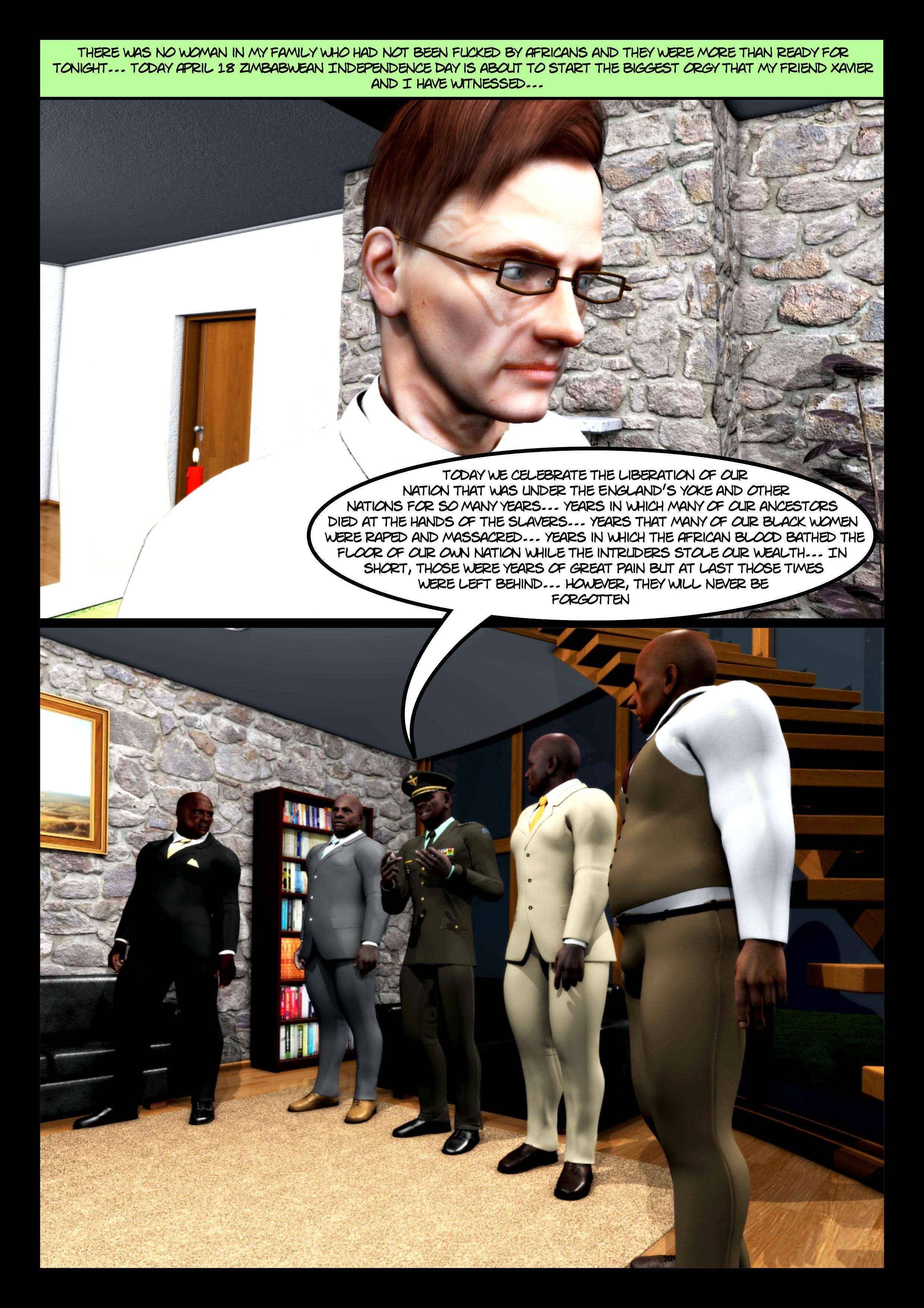 Cuckold In Africa [Moiarte3D] Chapter 4 - Page 35
