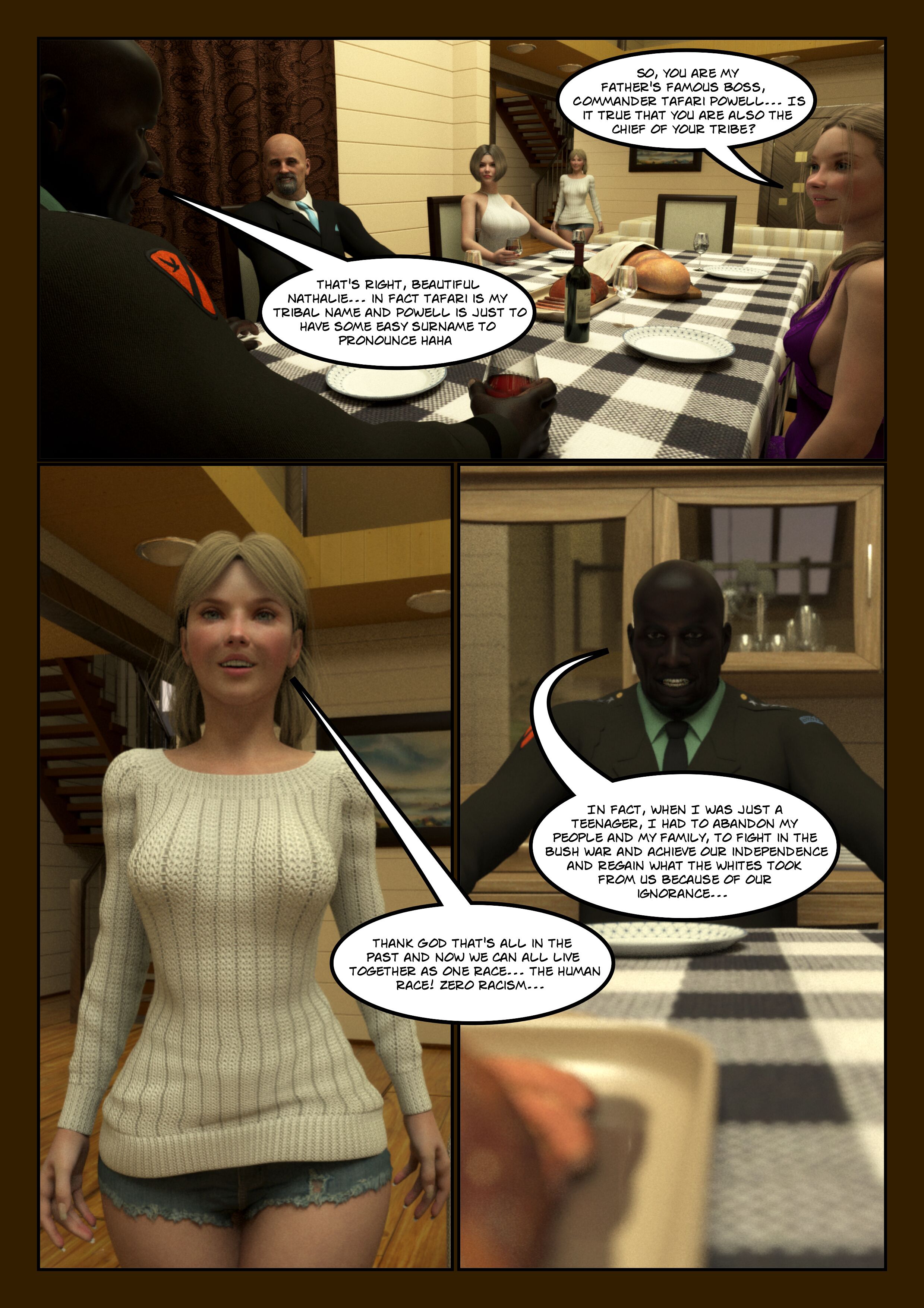 Cuckold In Africa [Moiarte3D] Chapter 7 - Page 11