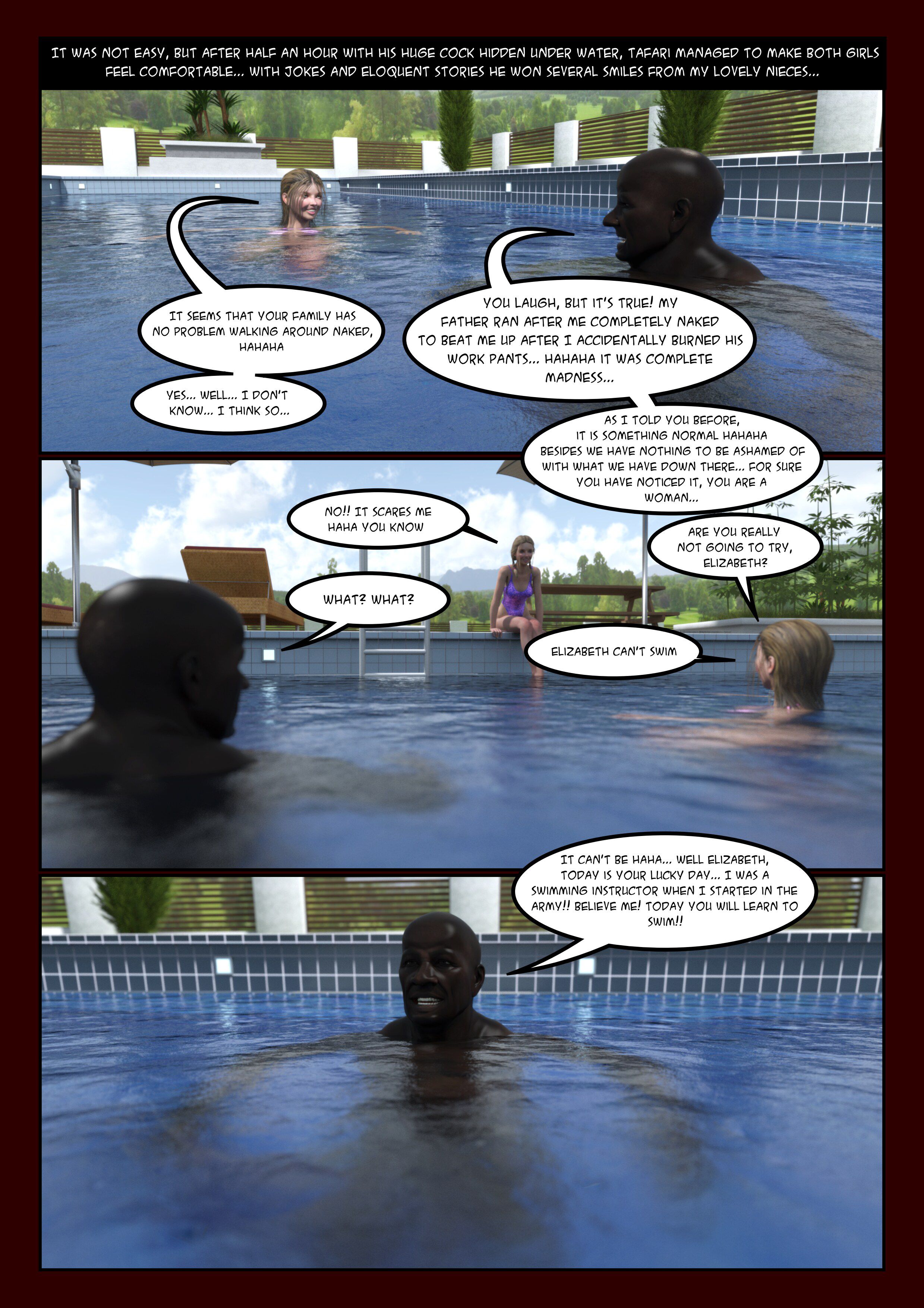 Cuckold In Africa [Moiarte3D] Chapter 8 - Page 4