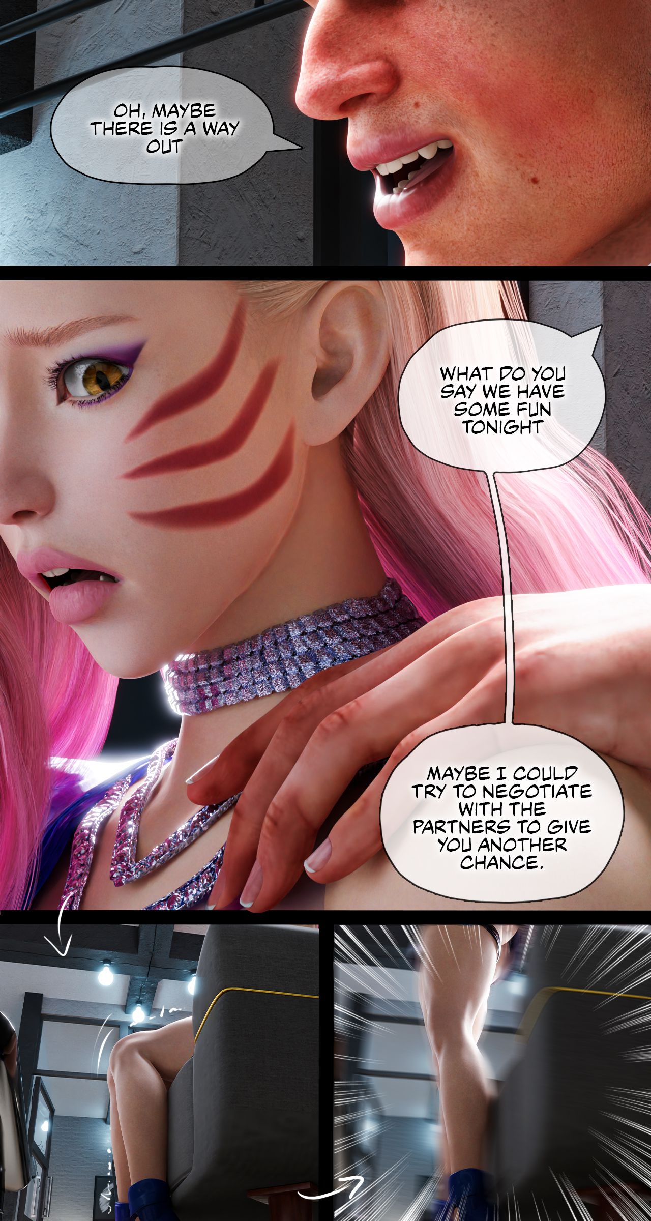 Seraphine Forbidden Love [Rose Blue 3D] Ahri Power Of Love - Chapter 3 - Page 14