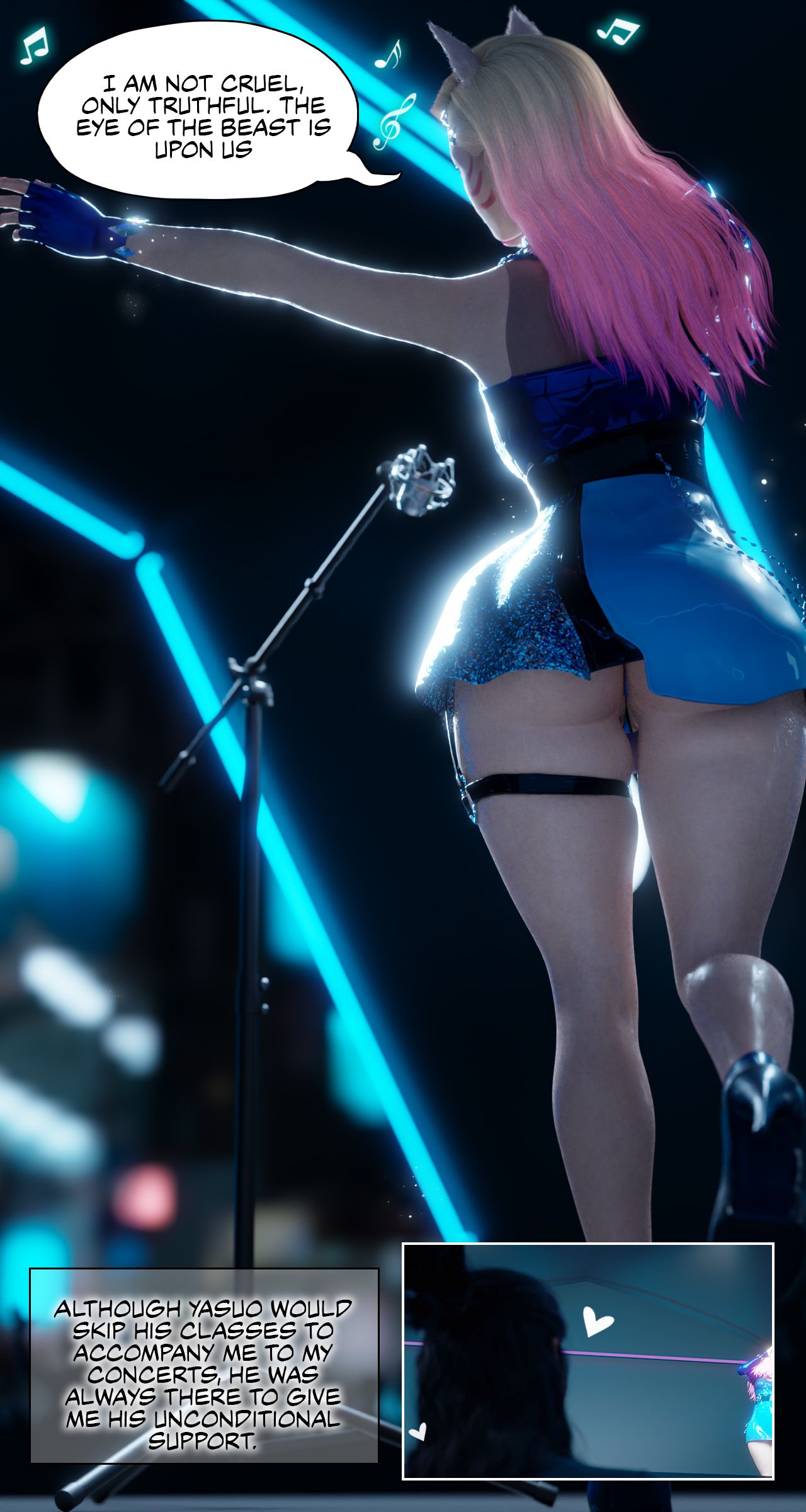 Seraphine Forbidden Love [Rose Blue 3D] Ahri Power Of Love - Chapter 3 - Page 6