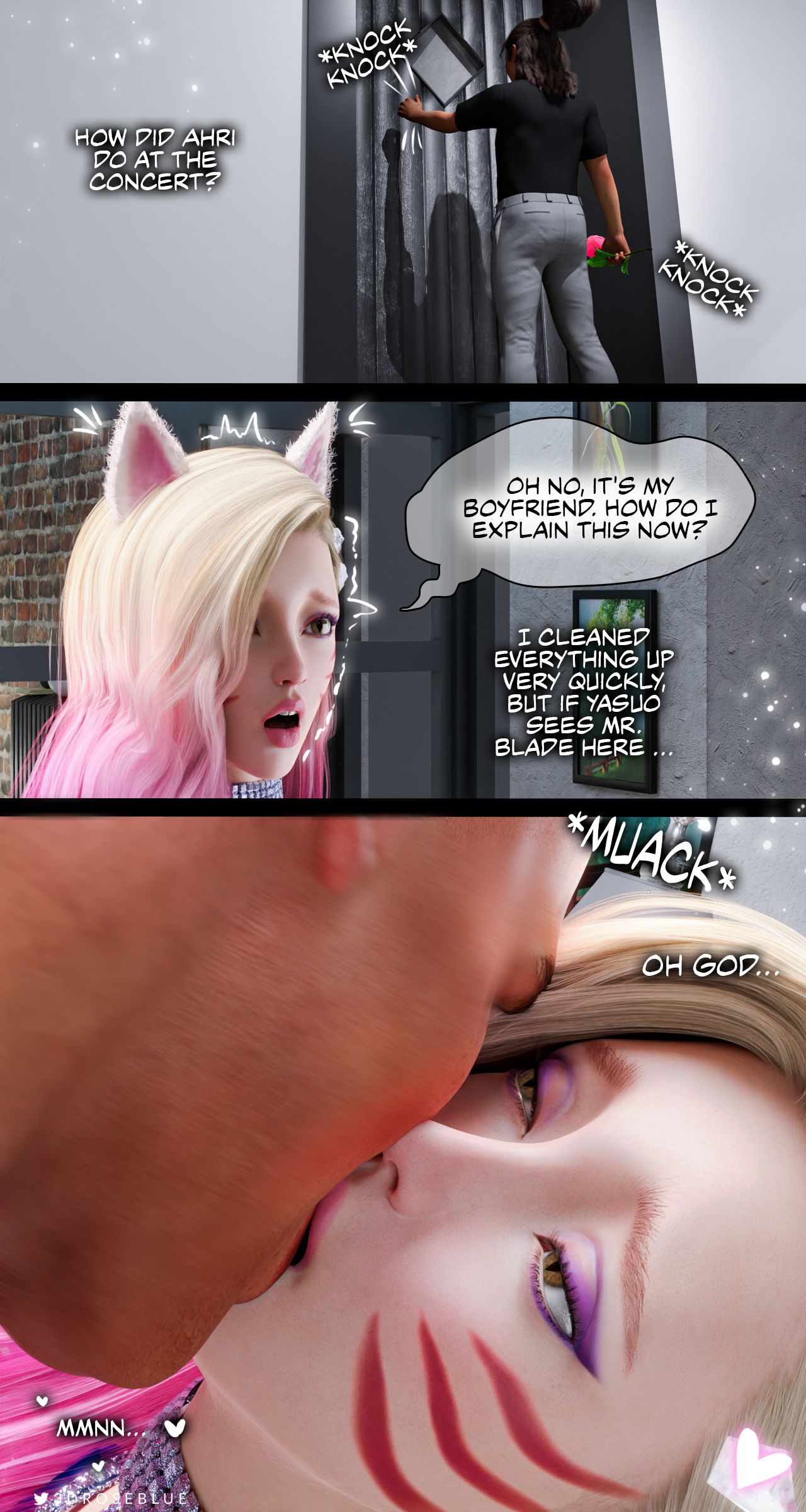 Seraphine Forbidden Love [Rose Blue 3D] Ahri Power Of Love - Chapter 3 - Page 60