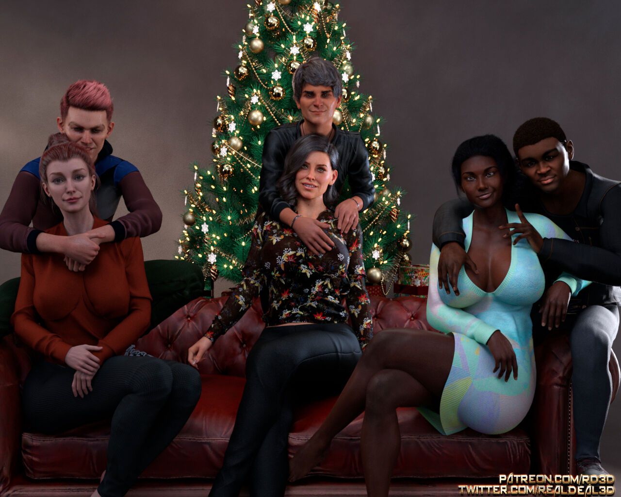 Lust Predators [Real-Deal 3D] Merry Christmas and Happy New Year - Page 1