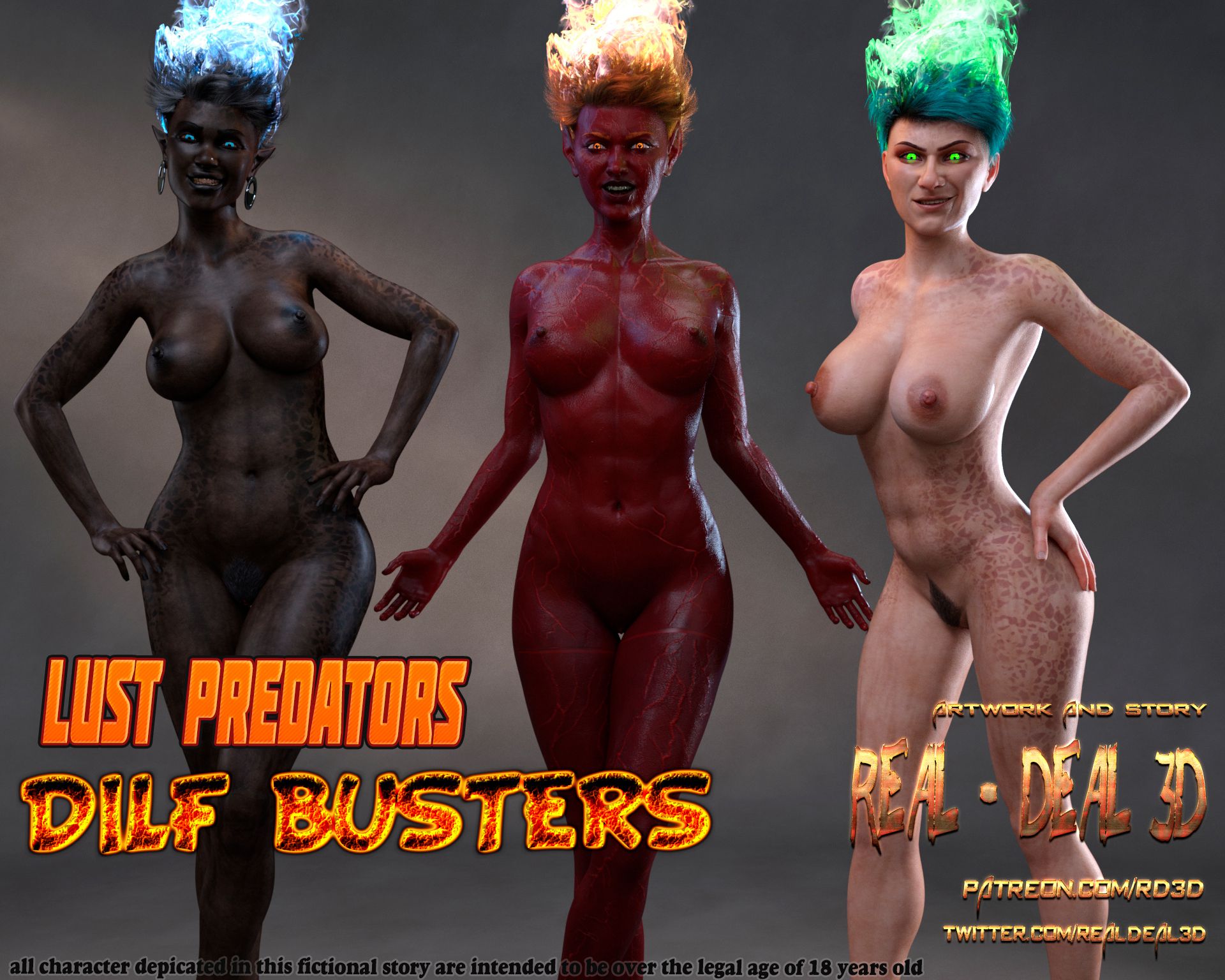 Lust Predators [Real-Deal 3D] DILF Busters - Page 1