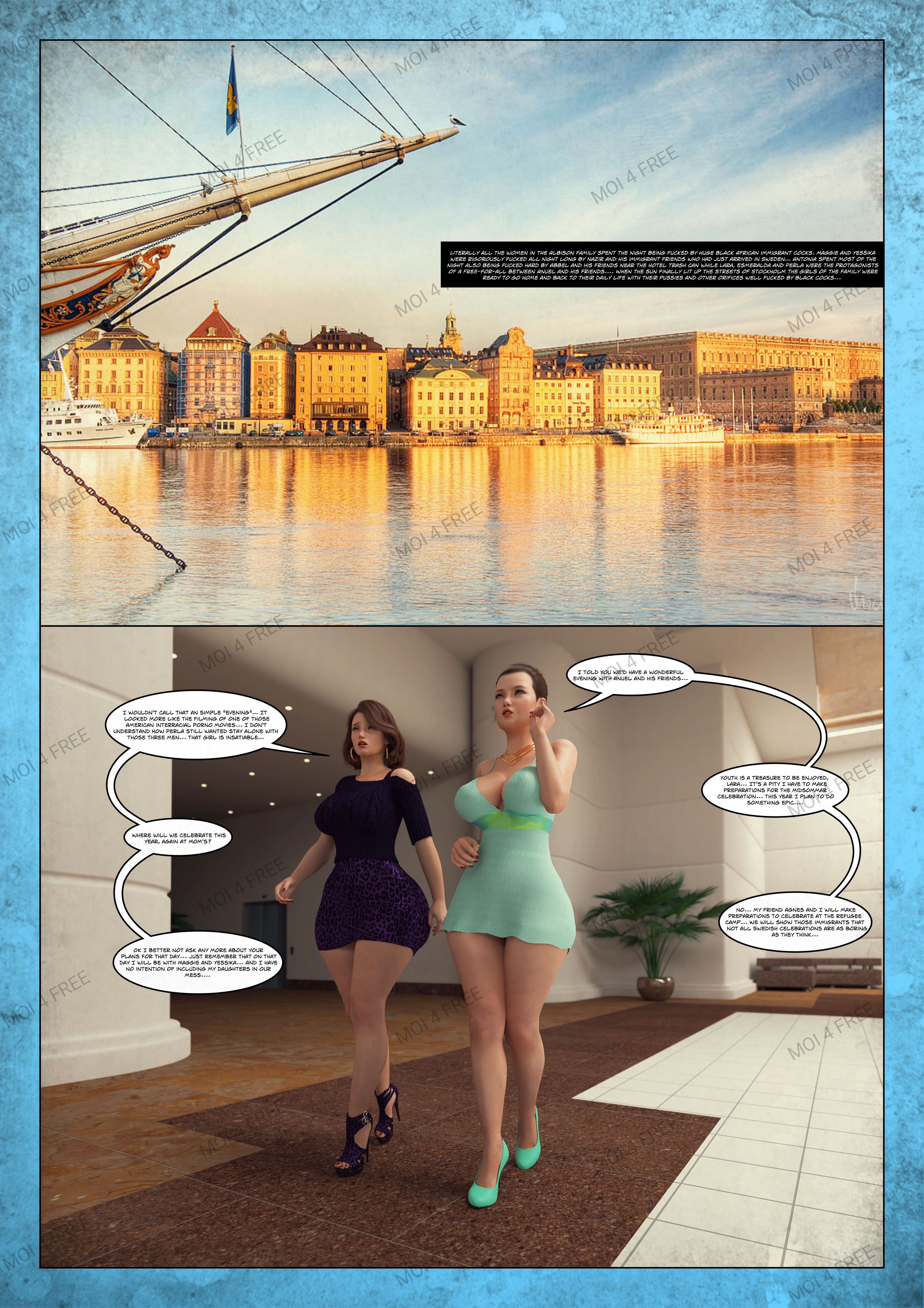 Lonely Swedish Wife [Moiarte3D] Chapter 5 - Page 56