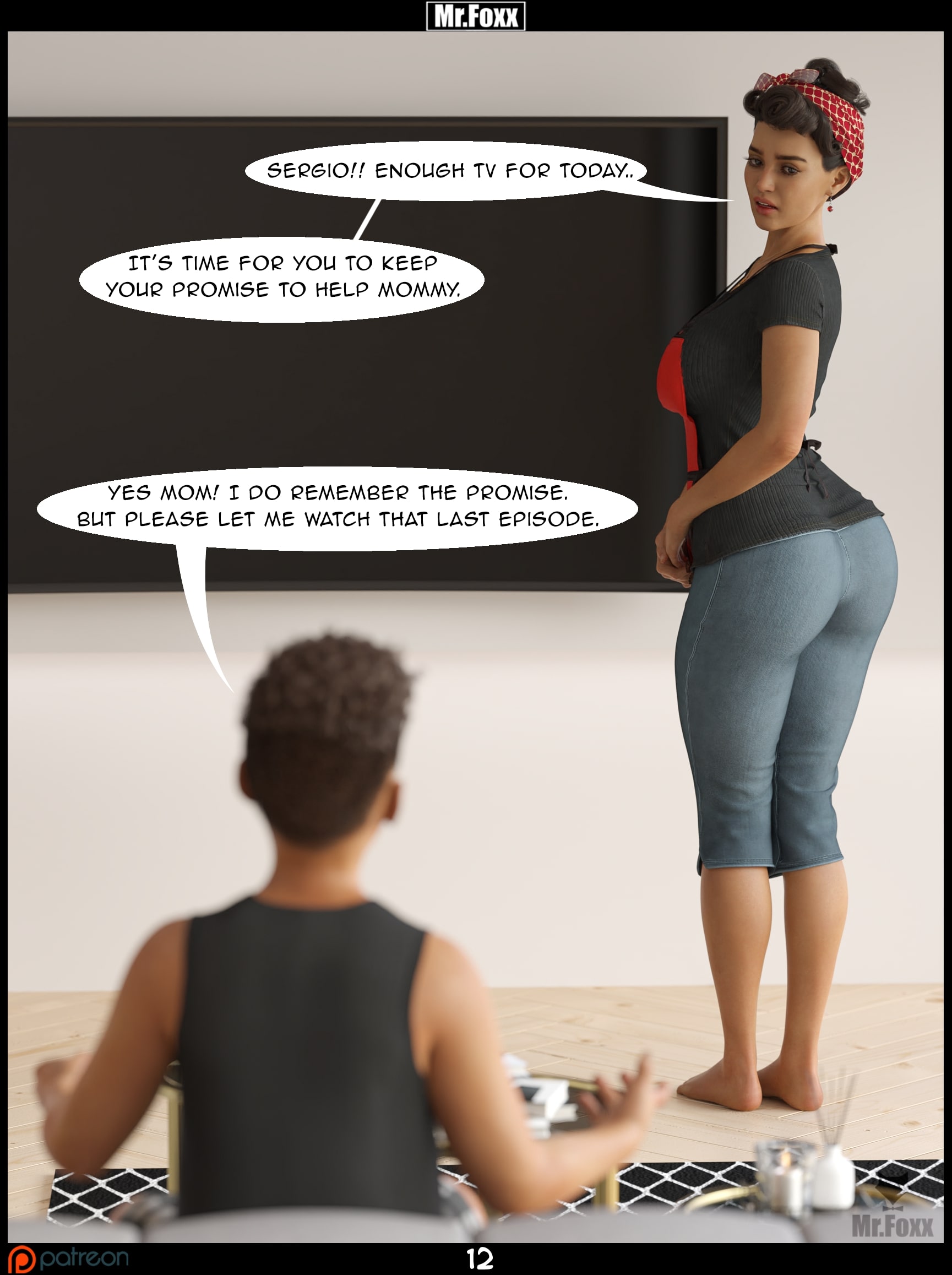 Chore Day [Mr.FOXX] Chapter 1 - Page 13