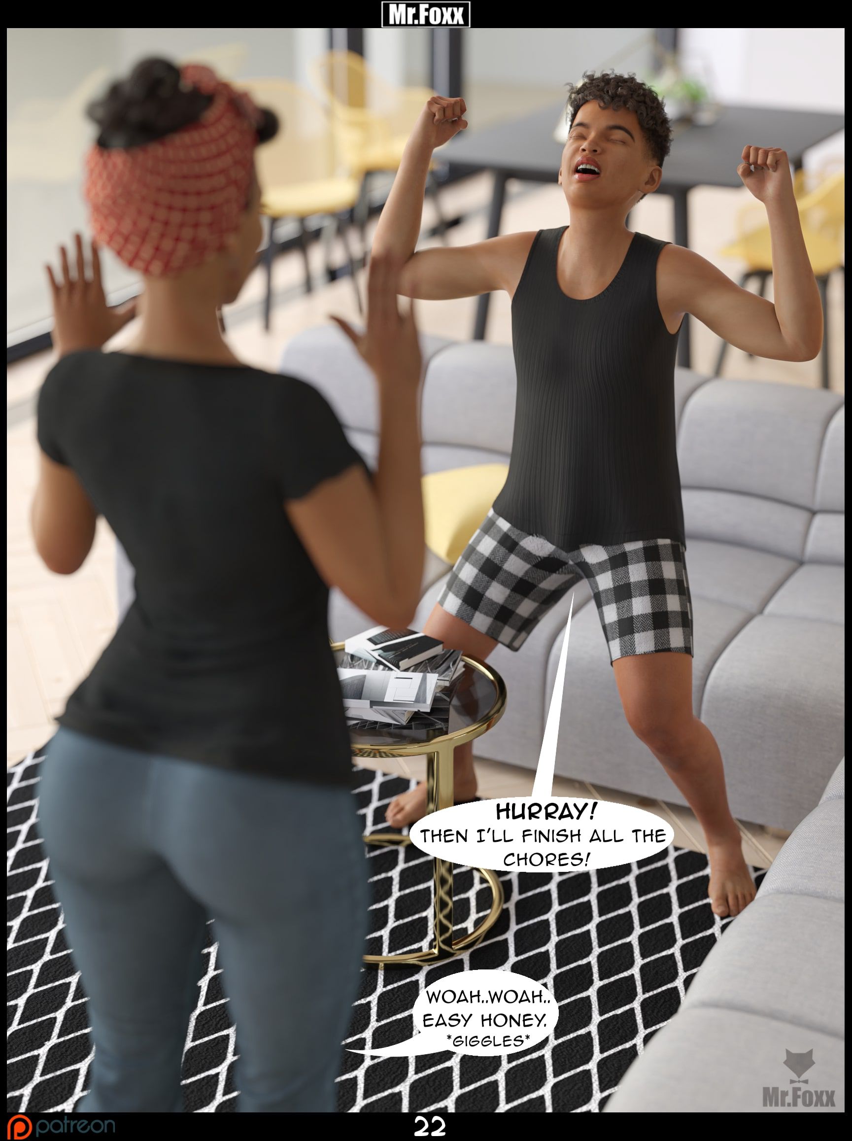 Chore Day [Mr.FOXX] Chapter 1 - Page 23