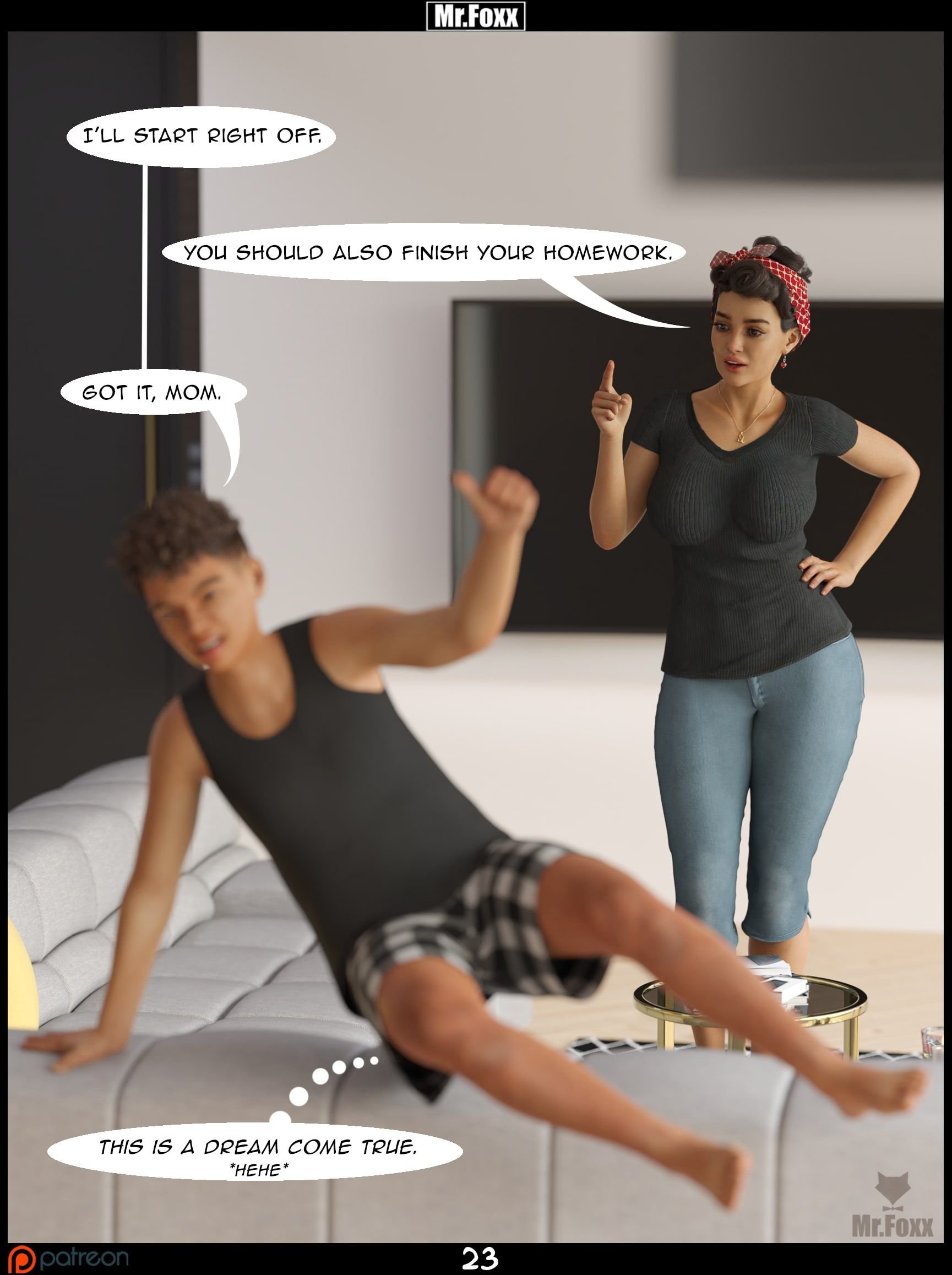 Chore Day [Mr.FOXX] Chapter 1 - Page 24