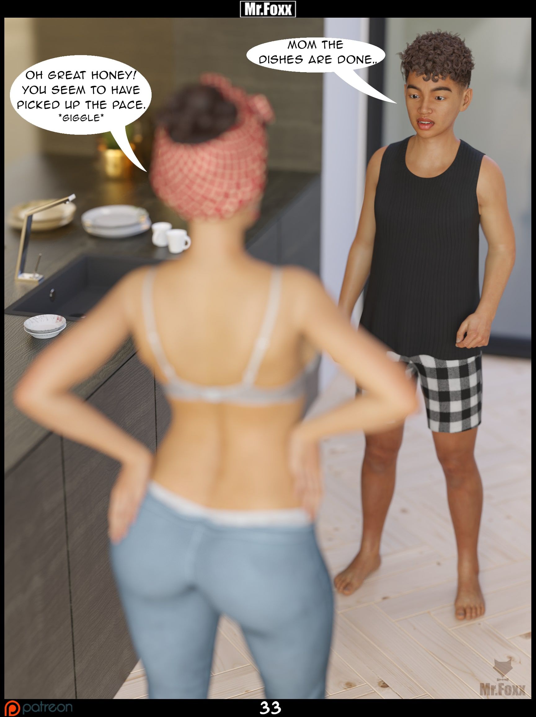 Chore Day [Mr.FOXX] Chapter 1 - Page 34